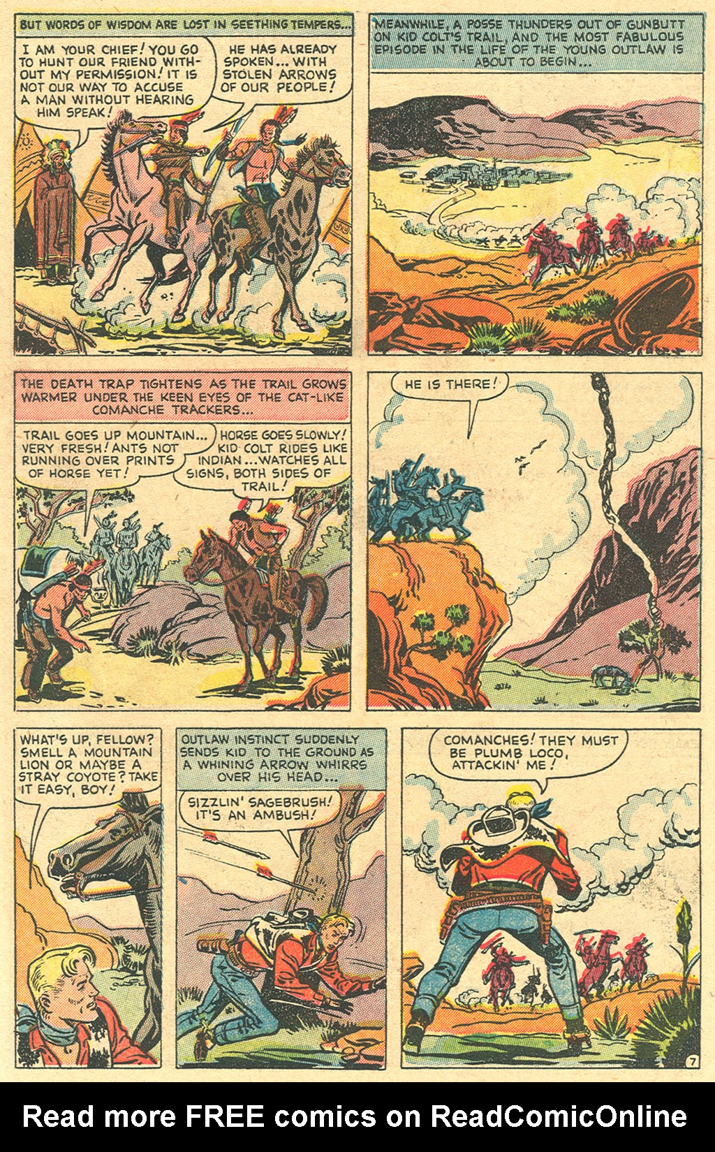 Read online Kid Colt Outlaw comic -  Issue #10 - 9