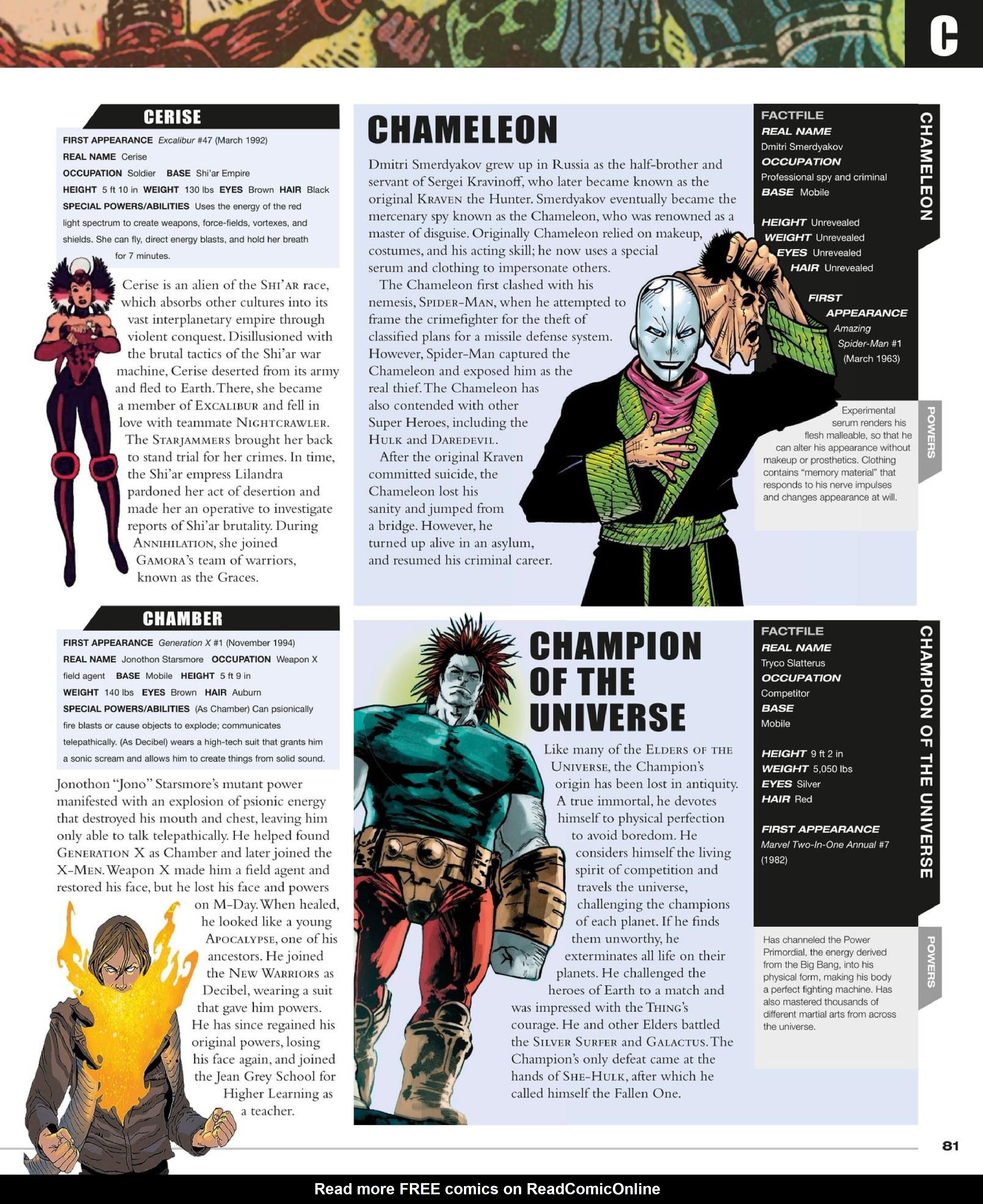 Read online Marvel Encyclopedia, New Edition comic -  Issue # TPB (Part 1) - 83