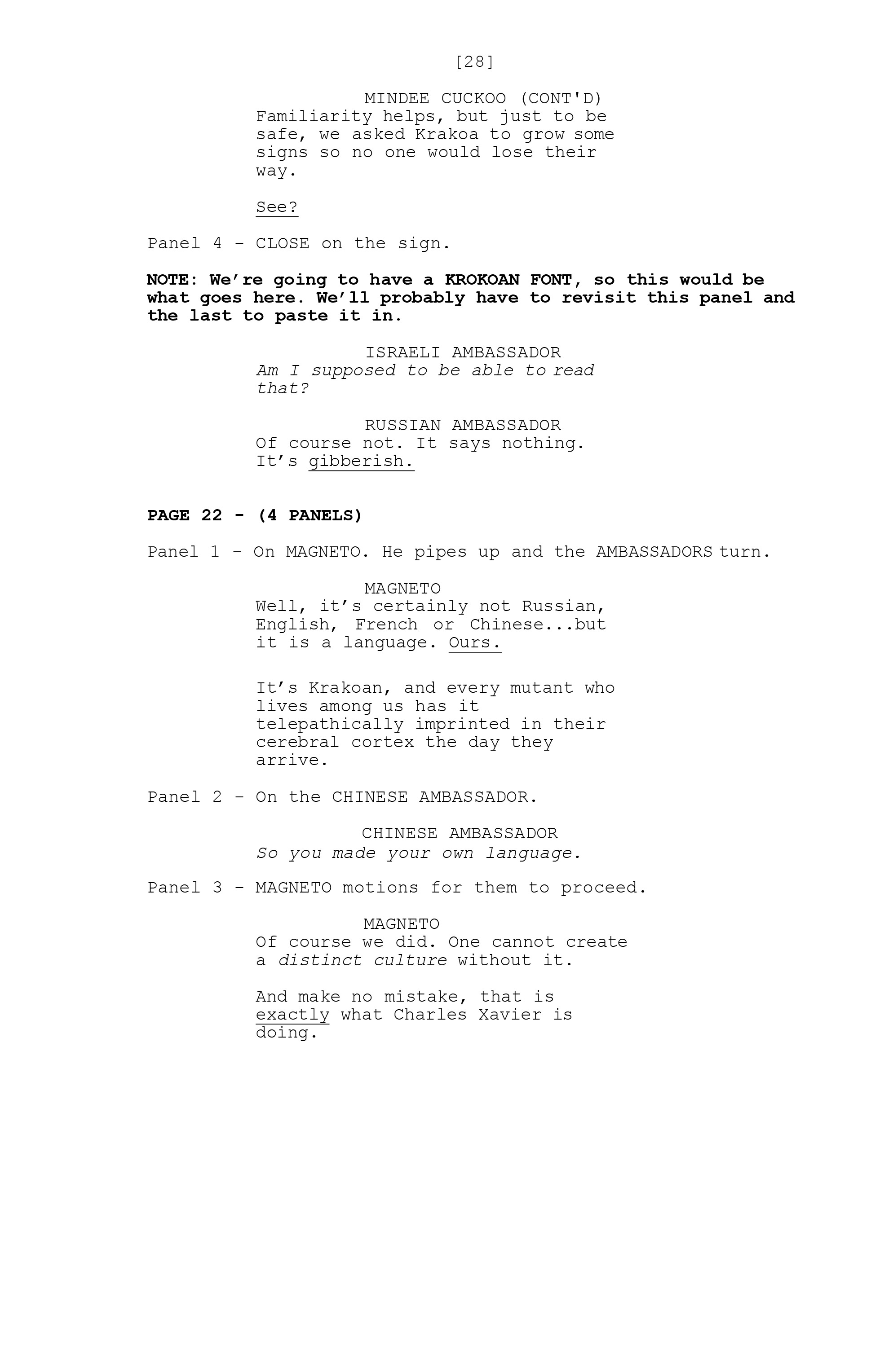 Read online House of X comic -  Issue # _Director's Cut - 95