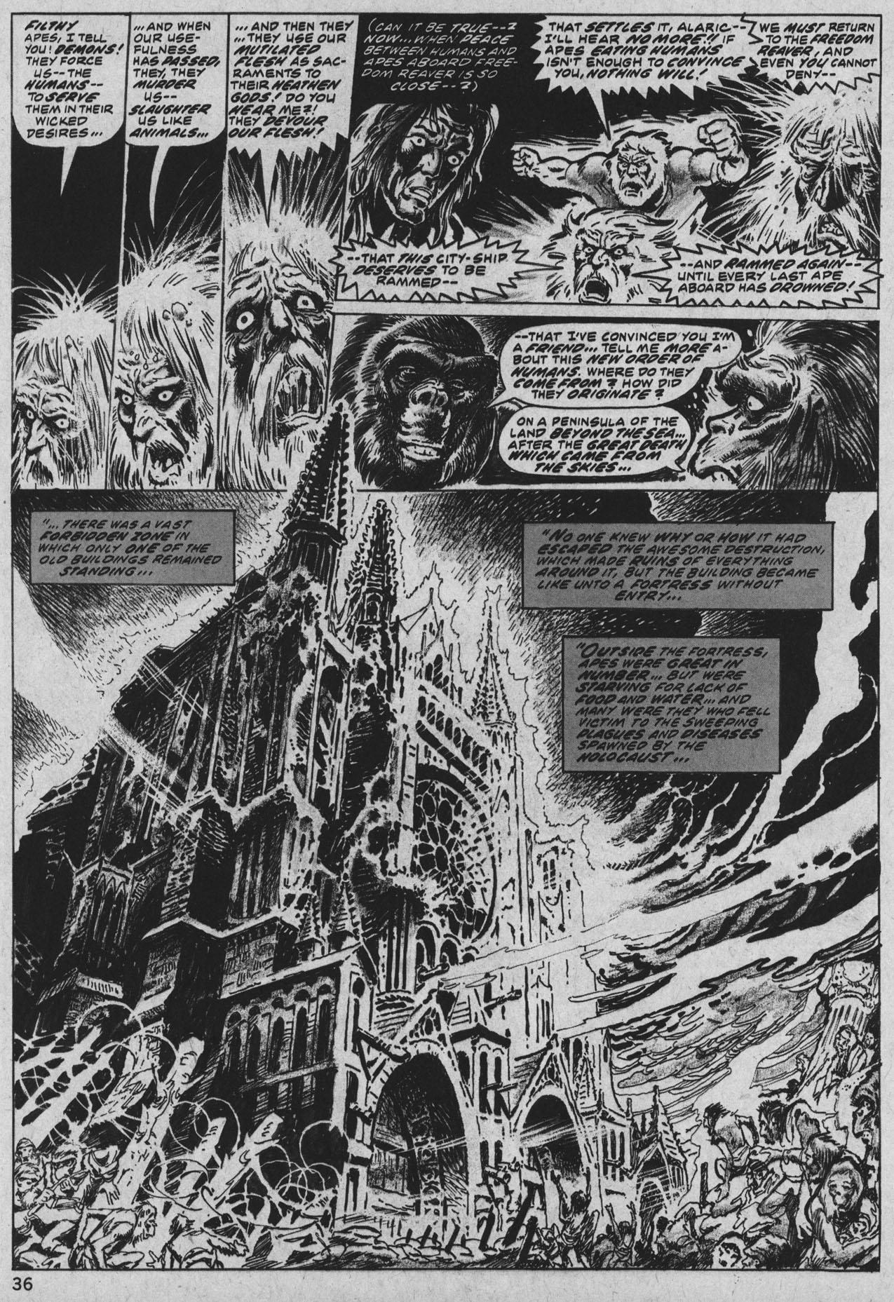 Read online Planet of the Apes comic -  Issue #24 - 34