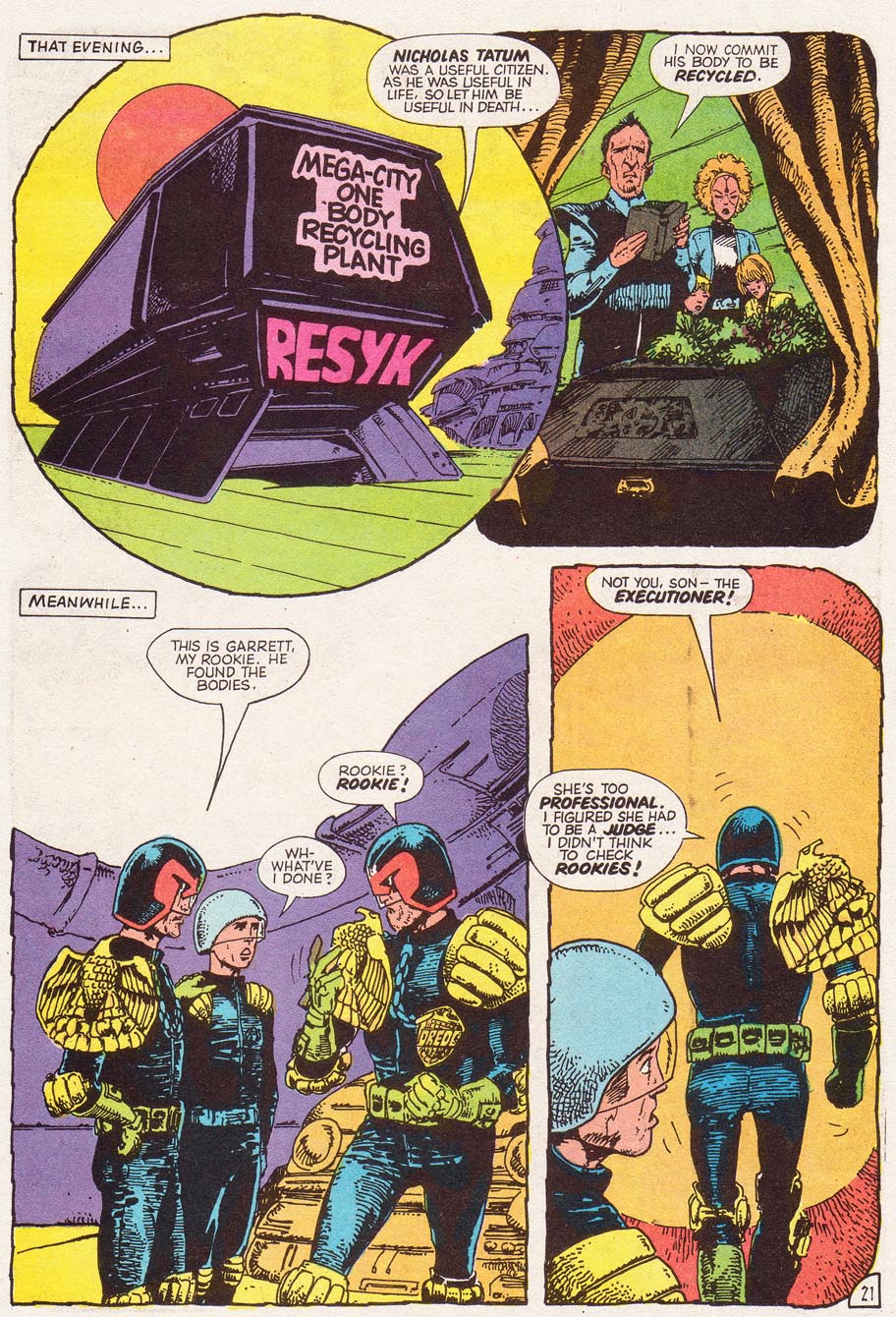 Read online Judge Dredd (1983) comic -  Issue #34 - 20