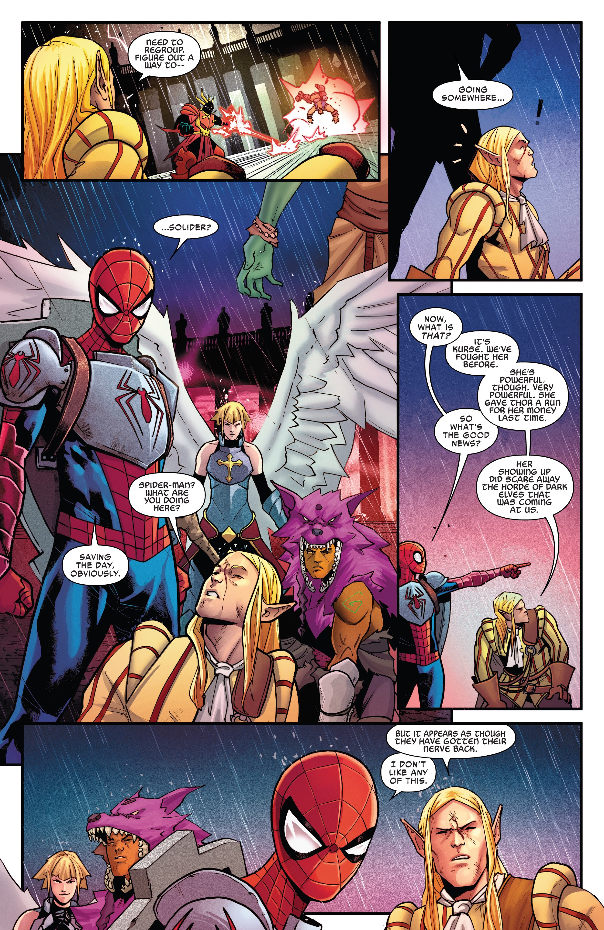 Read online War of the Realms: Spider-Man & the League of Realms comic -  Issue #3 - 7