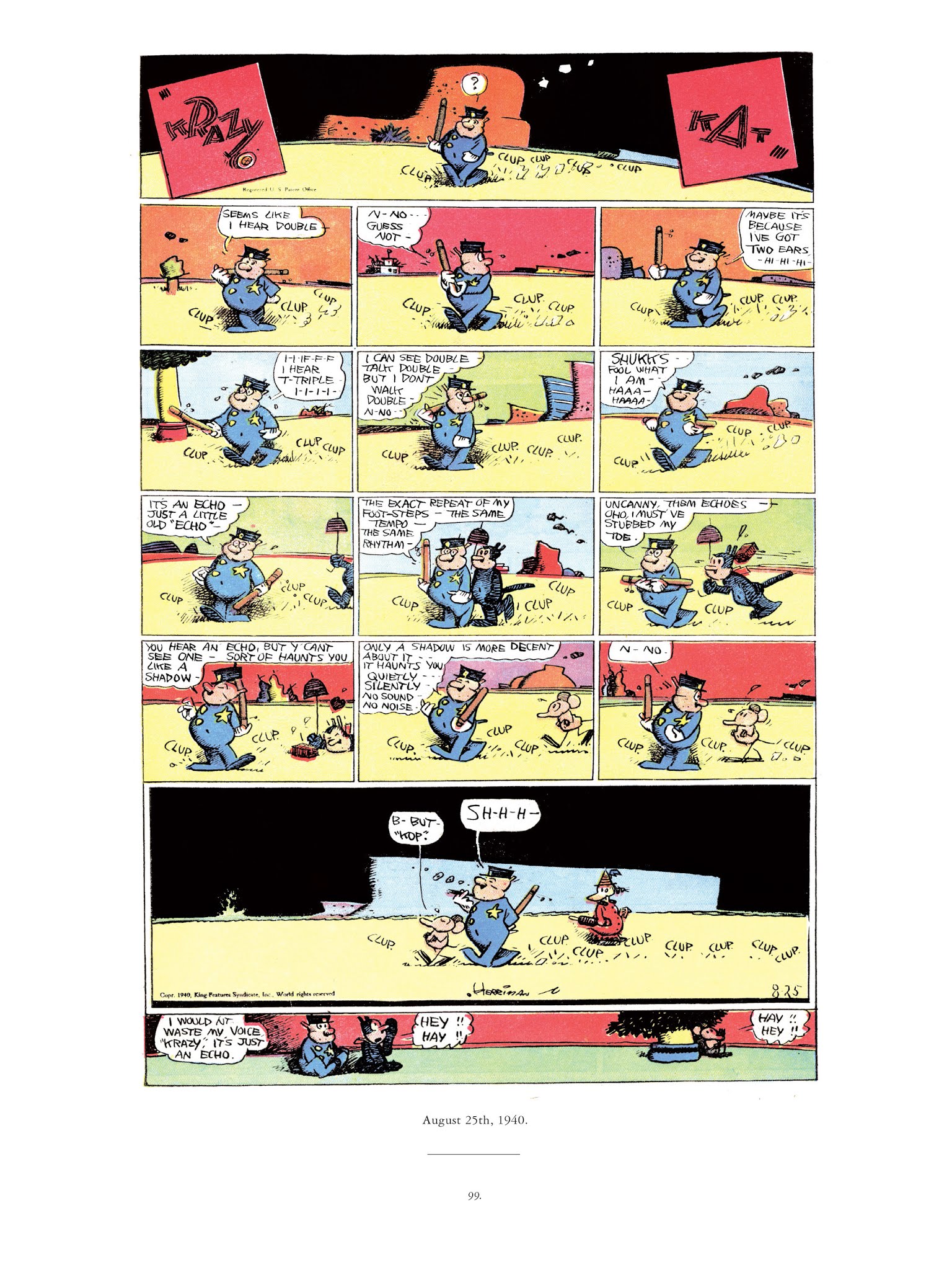 Read online Krazy & Ignatz comic -  Issue # TPB 11 - 99