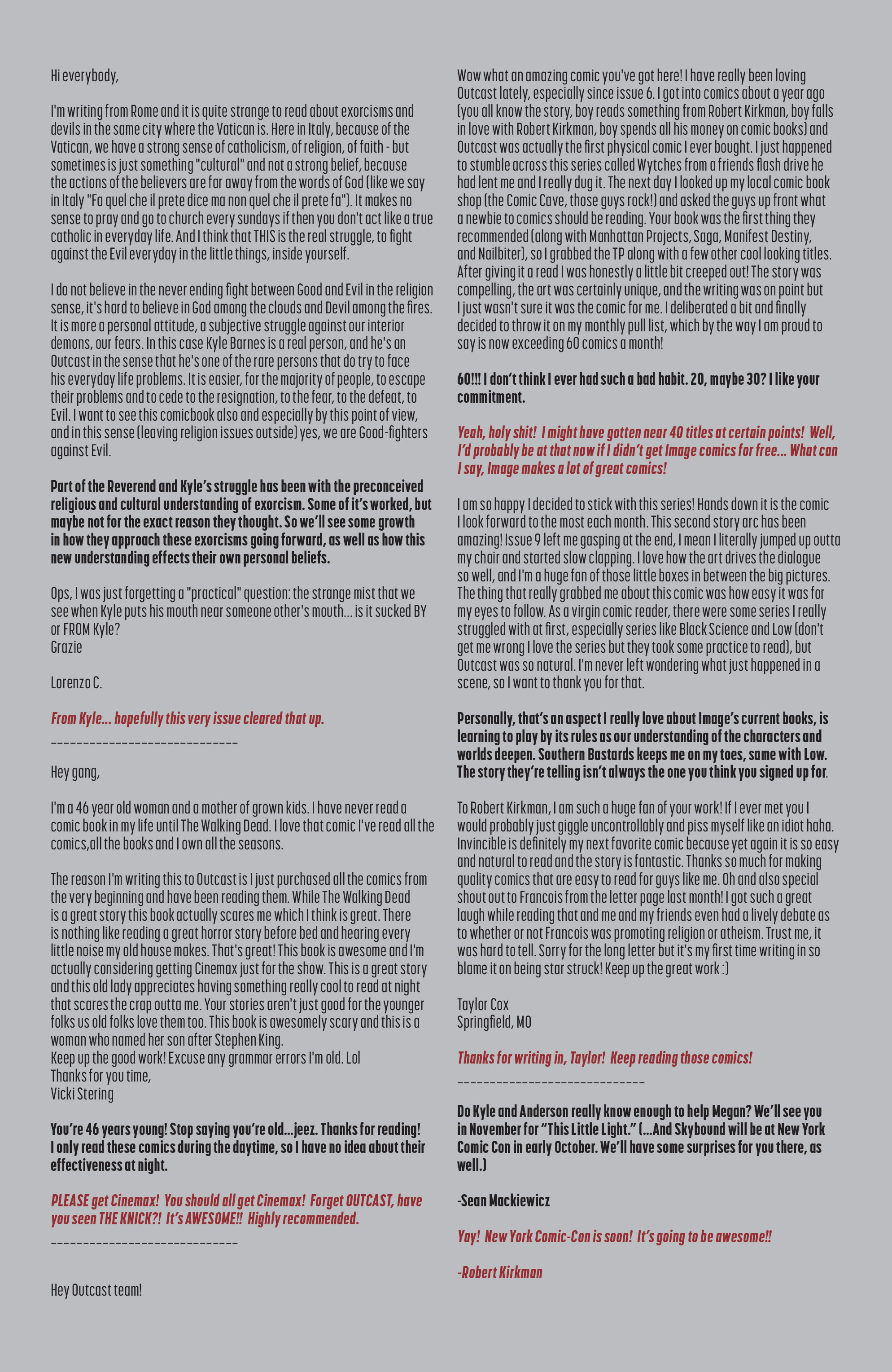 Read online Outcast by Kirkman & Azaceta comic -  Issue #12 - 24