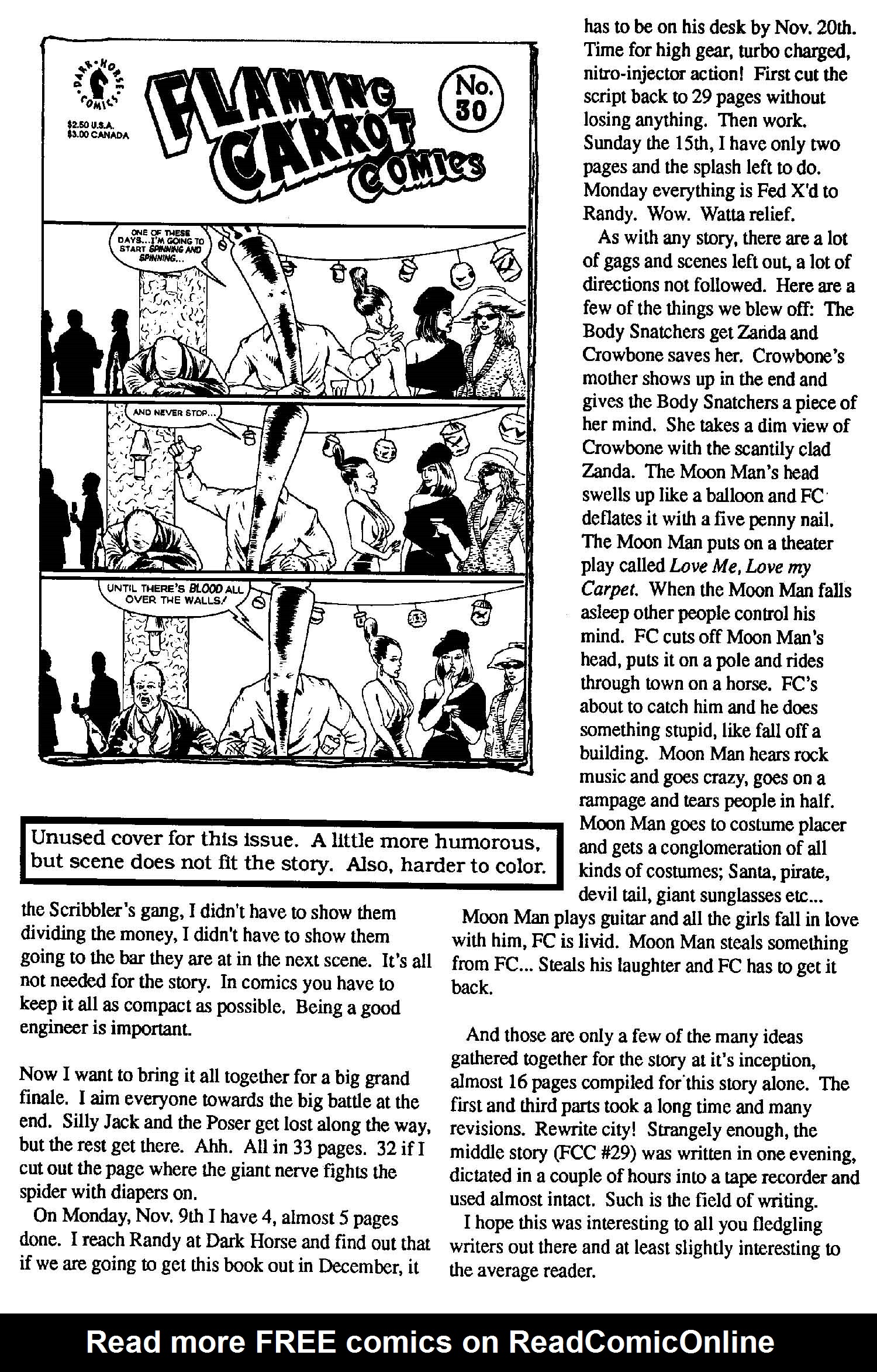 Read online Flaming Carrot Comics (1988) comic -  Issue #30 - 34