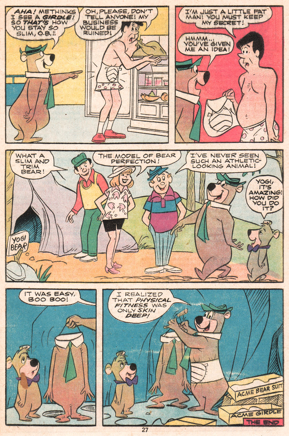 Read online Yogi Bear comic -  Issue #4 - 29