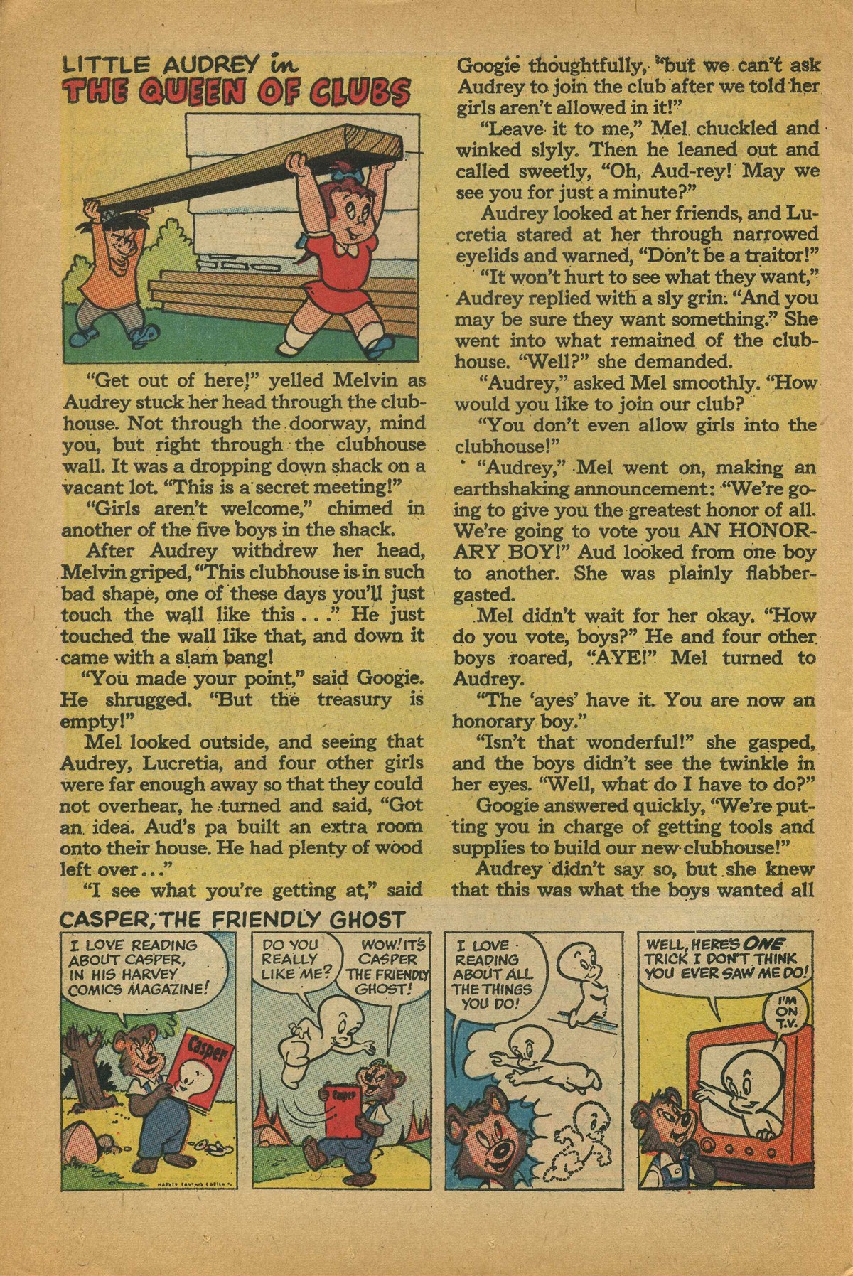 Read online Little Audrey And Melvin comic -  Issue #25 - 26