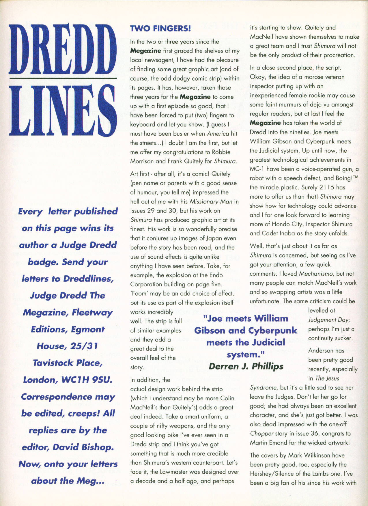 Read online Judge Dredd: The Megazine (vol. 2) comic -  Issue #41 - 21