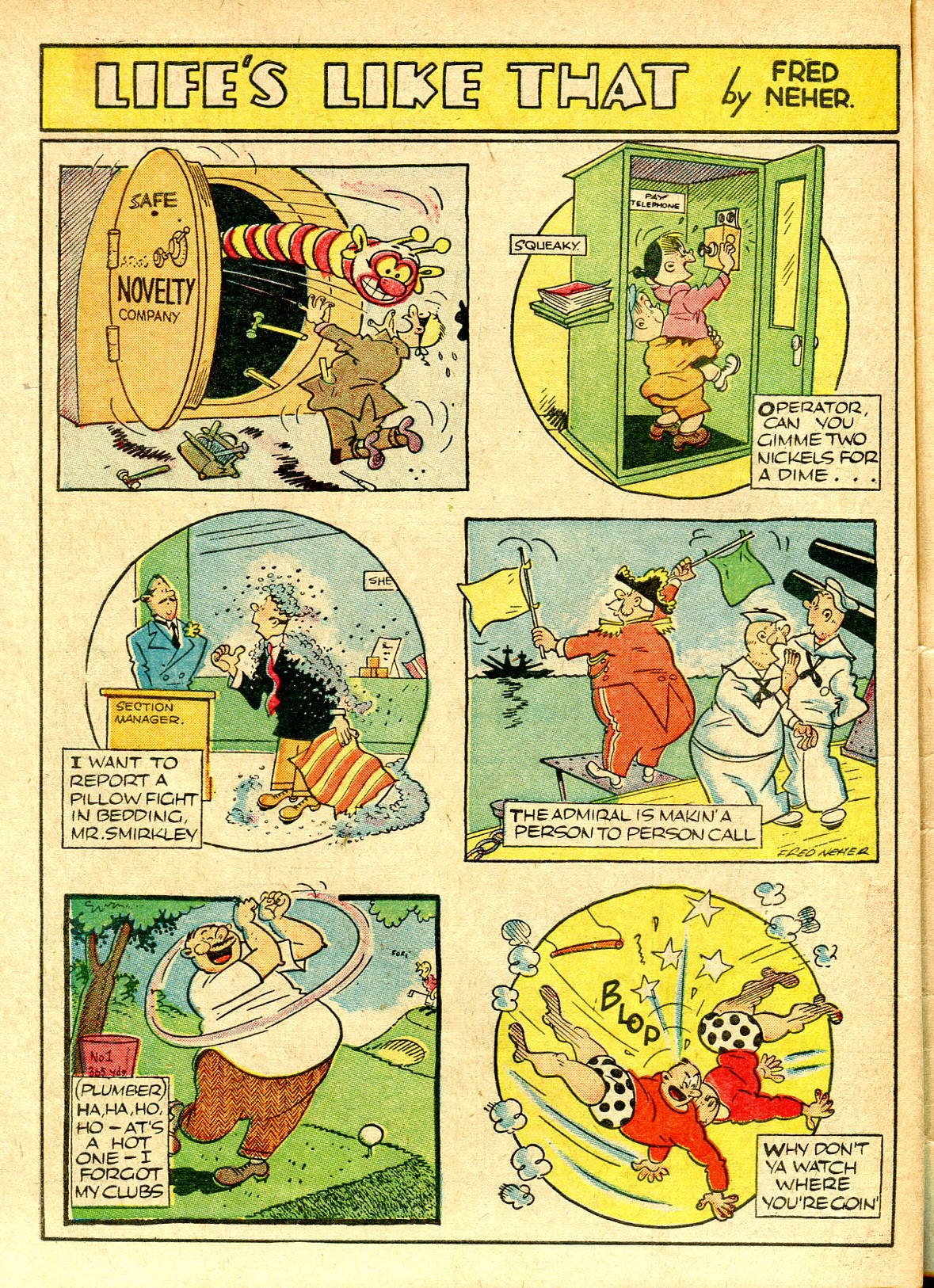 Read online Famous Funnies comic -  Issue #63 - 57