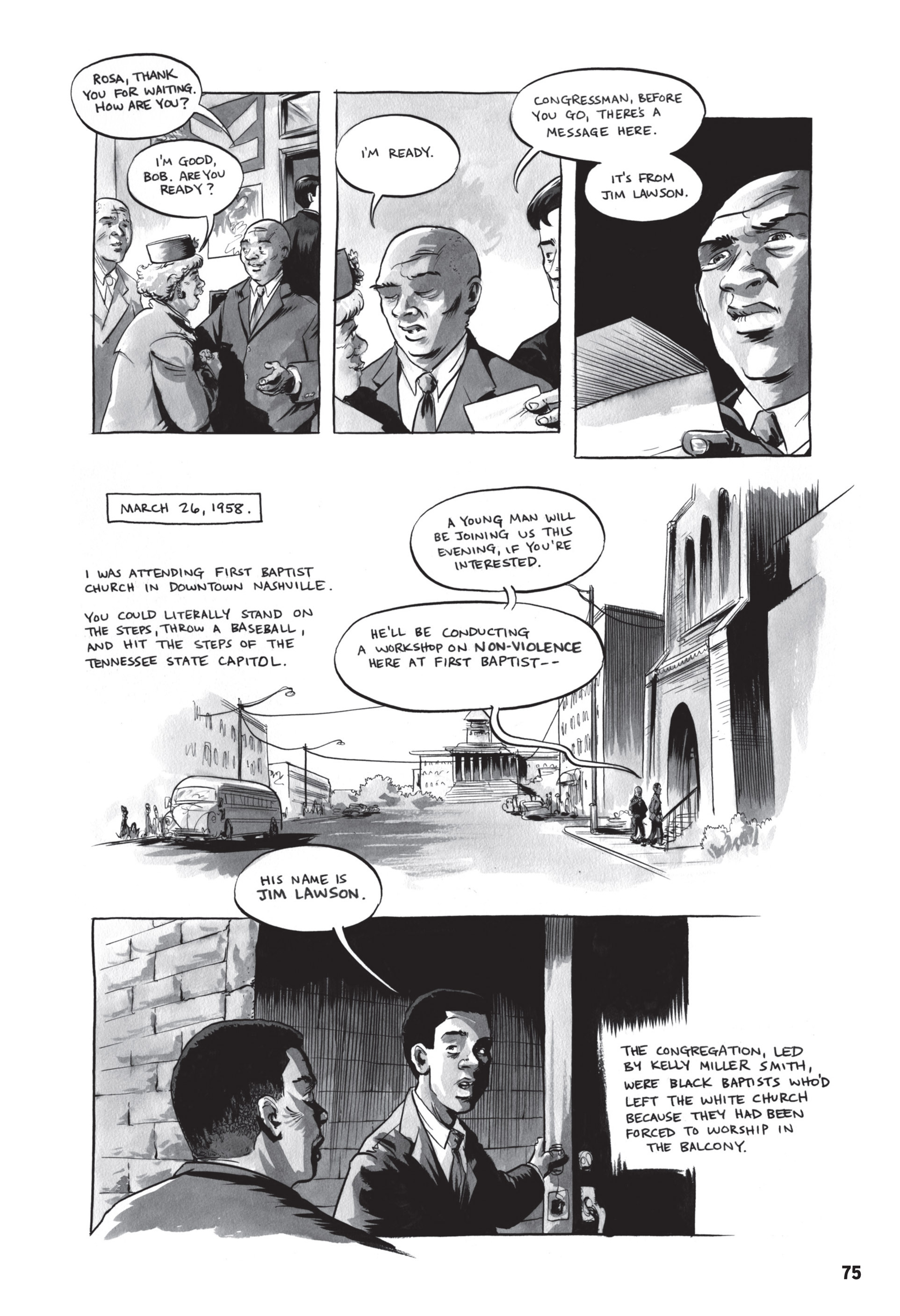 Read online March comic -  Issue #1 - 73