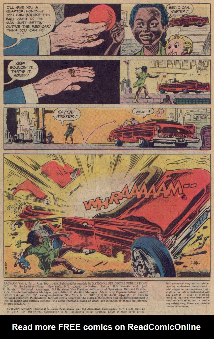Read online Ragman (1976) comic -  Issue #1 - 2