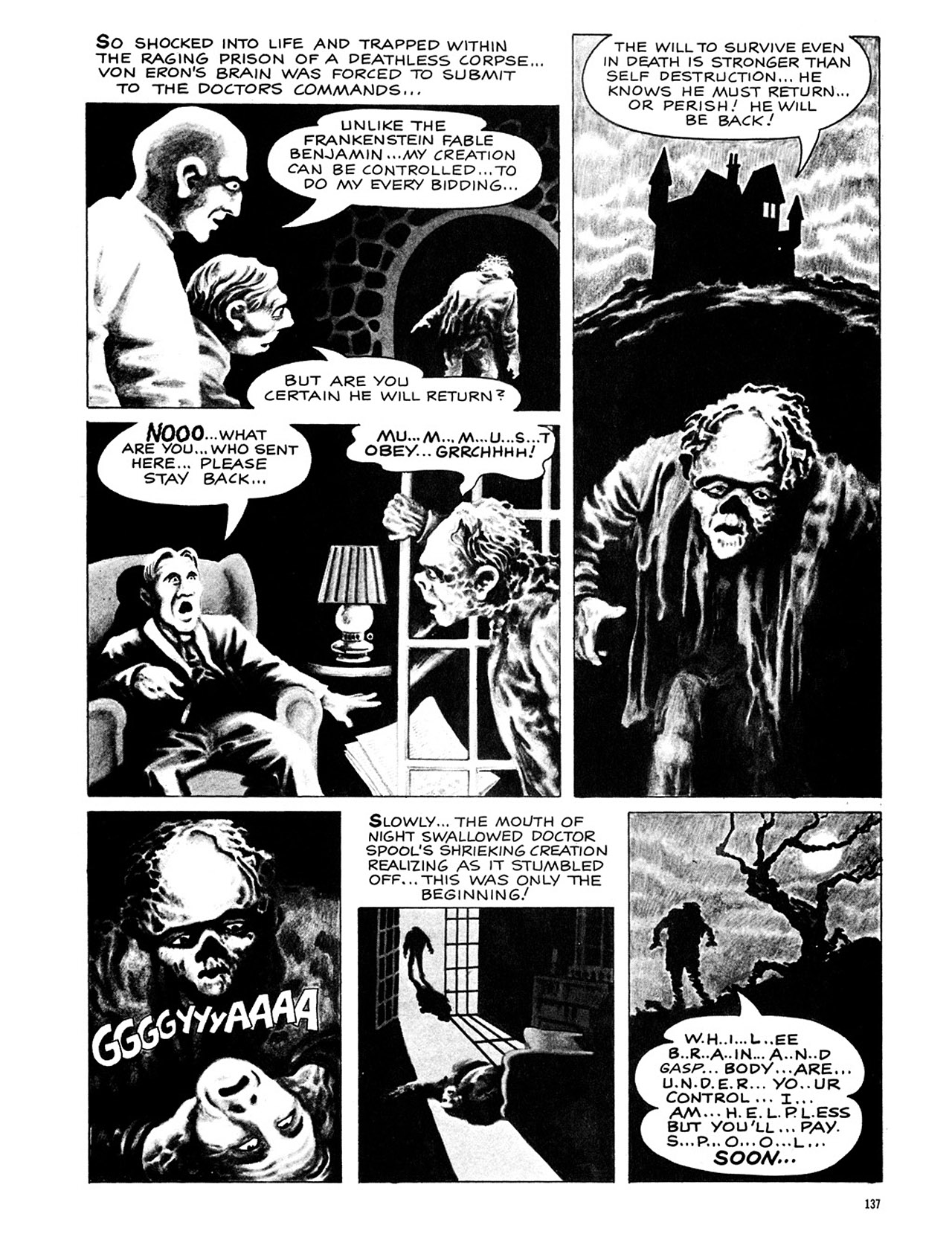 Read online Eerie Archives comic -  Issue # TPB 4 - 138