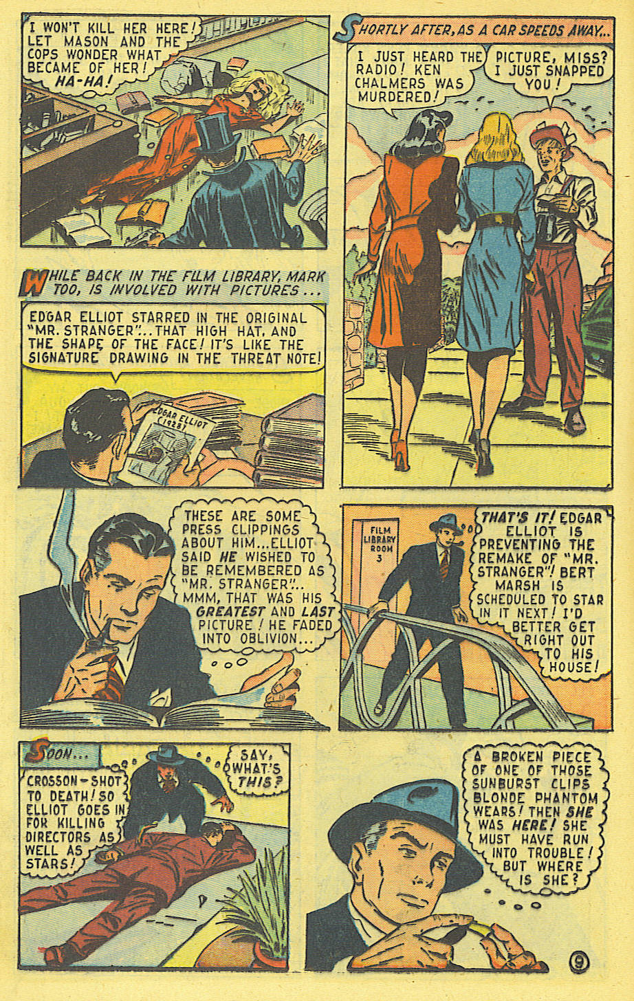 Read online Blonde Phantom Comics comic -  Issue #13 - 20