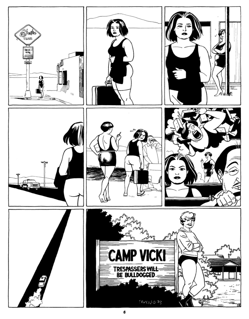 Read online Love and Rockets (1982) comic -  Issue #41 - 8