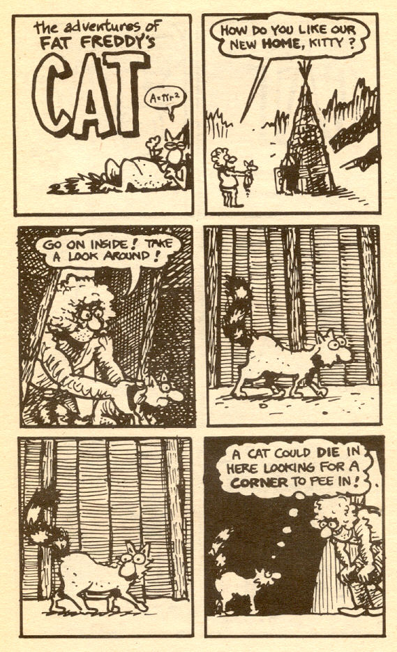 Read online Adventures of Fat Freddy's Cat comic -  Issue #3 - 41