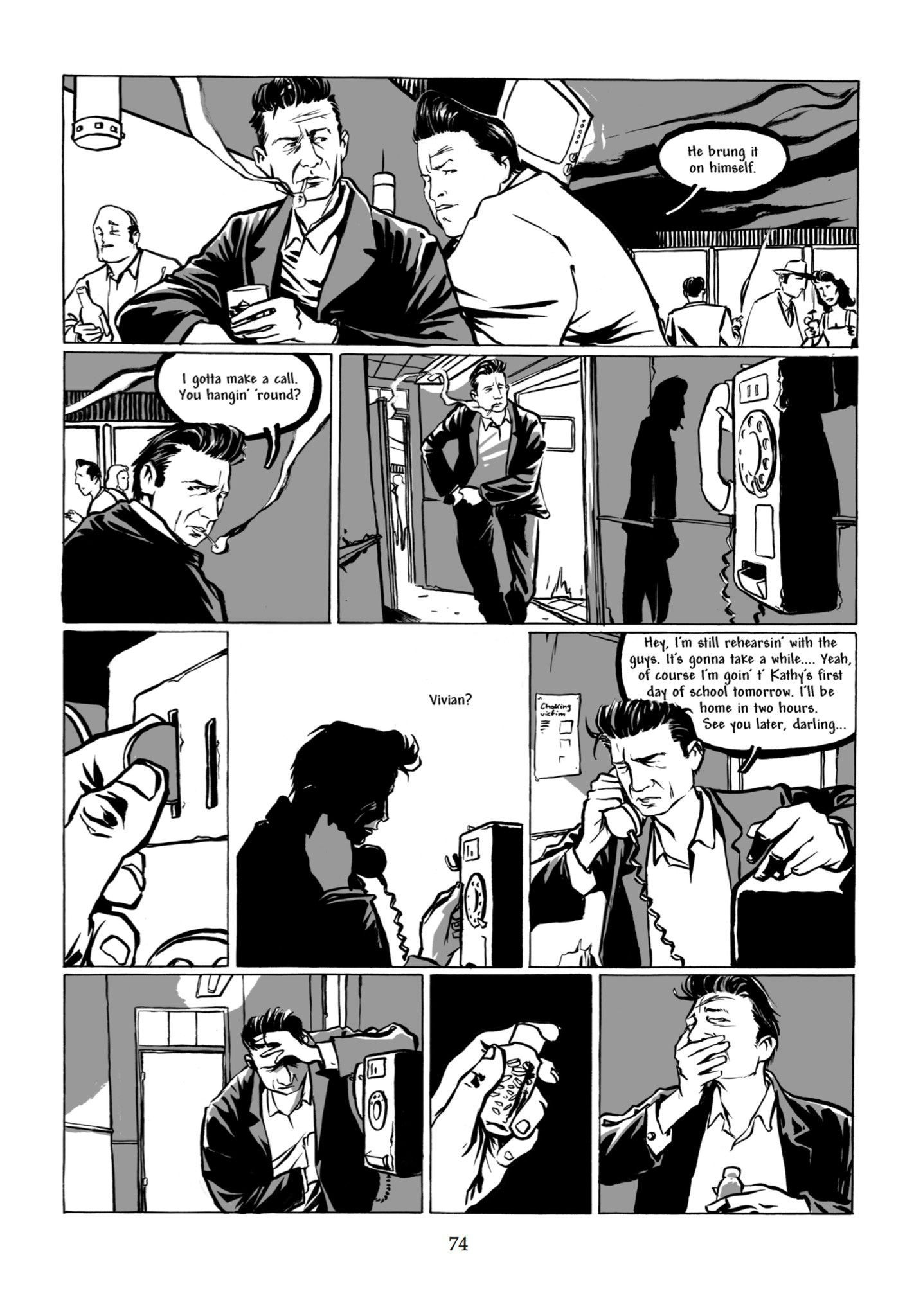 Read online Johnny Cash: I See a Darkness comic -  Issue # TPB - 70