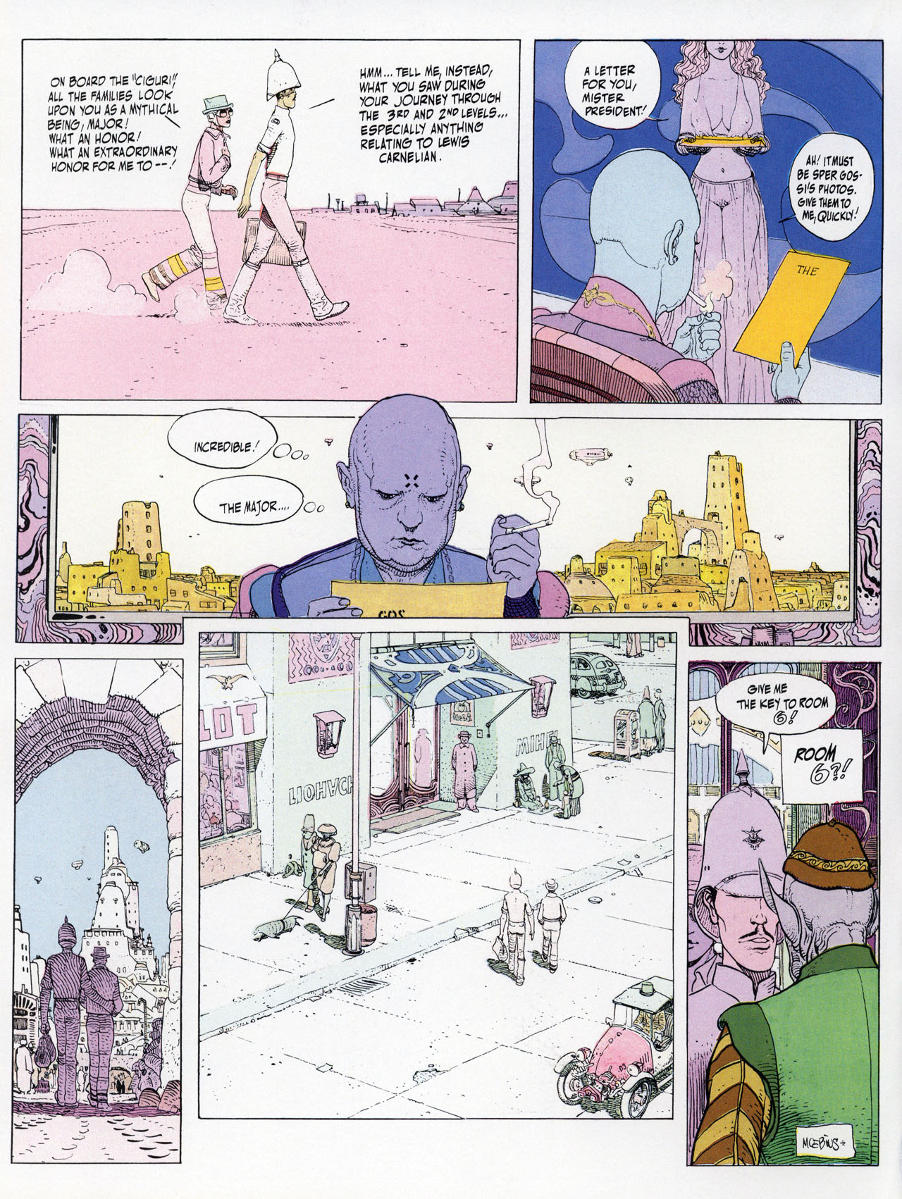 Read online Epic Graphic Novel: Moebius comic -  Issue # TPB 3 - 74