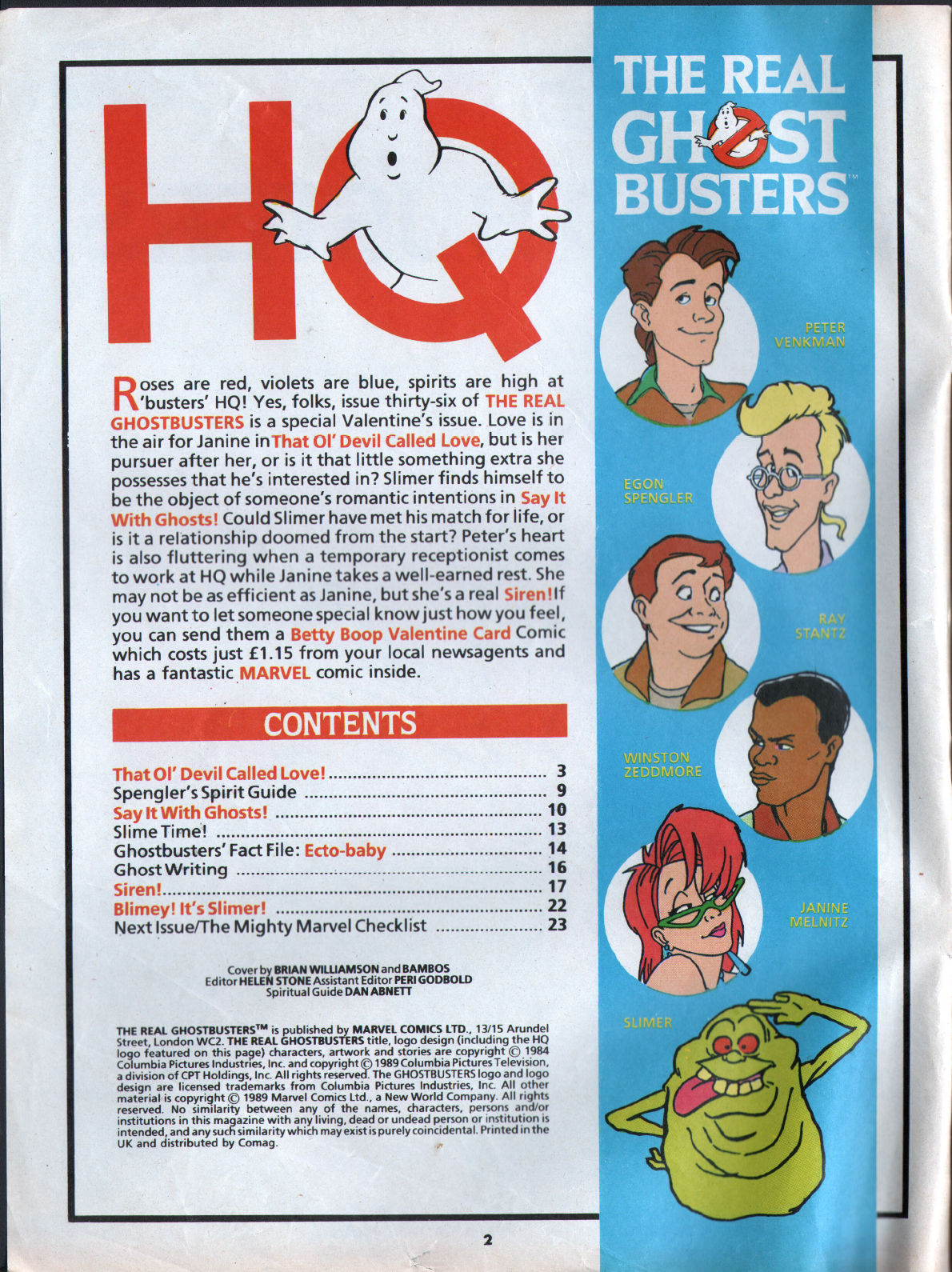 Read online The Real Ghostbusters comic -  Issue #36 - 2