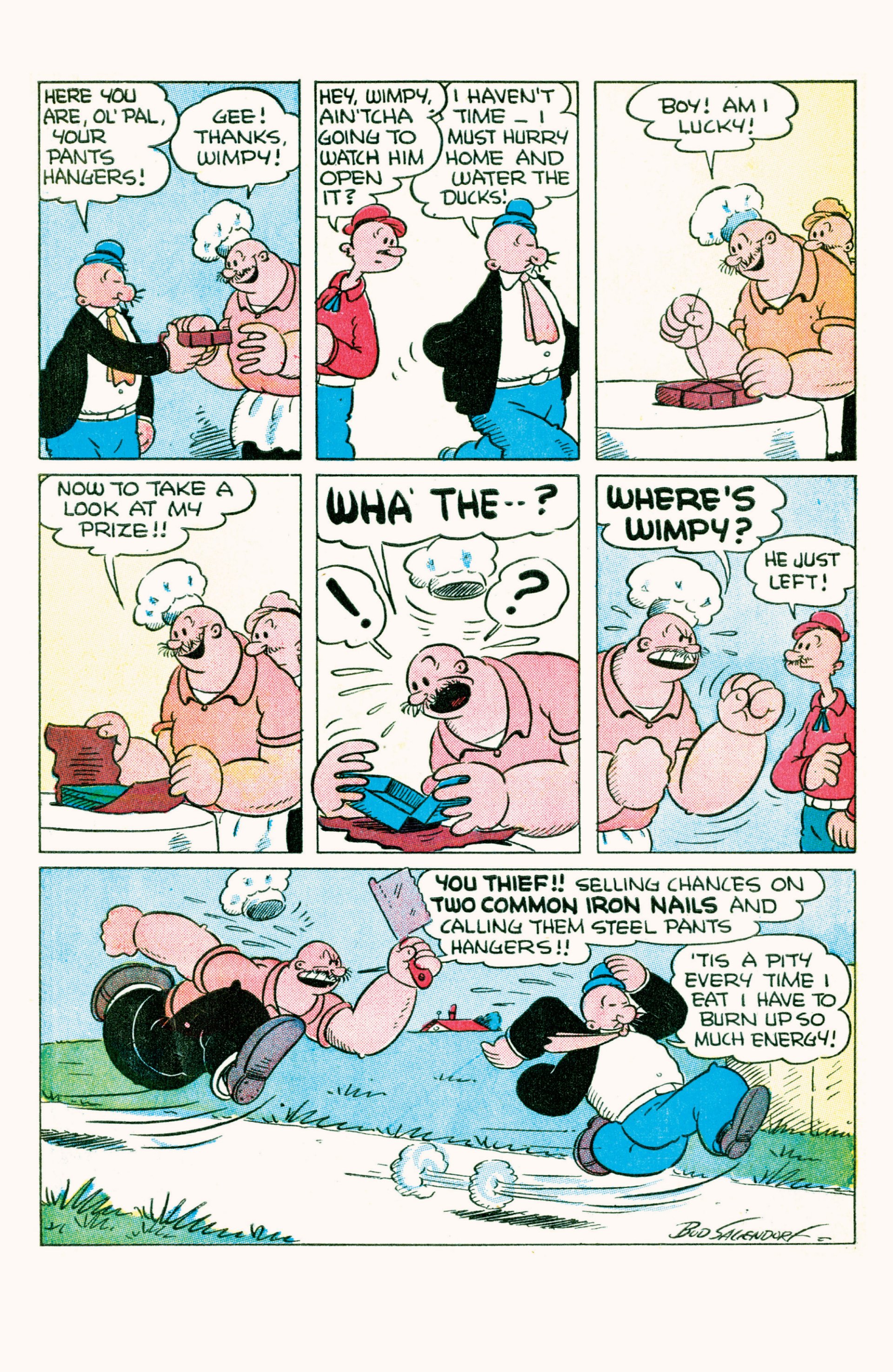Read online Classic Popeye comic -  Issue #7 - 34