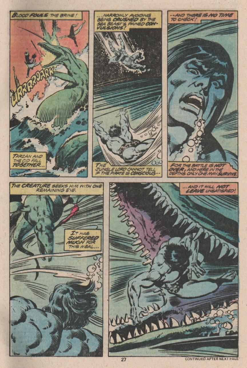 Read online Tarzan (1977) comic -  Issue #18 - 16