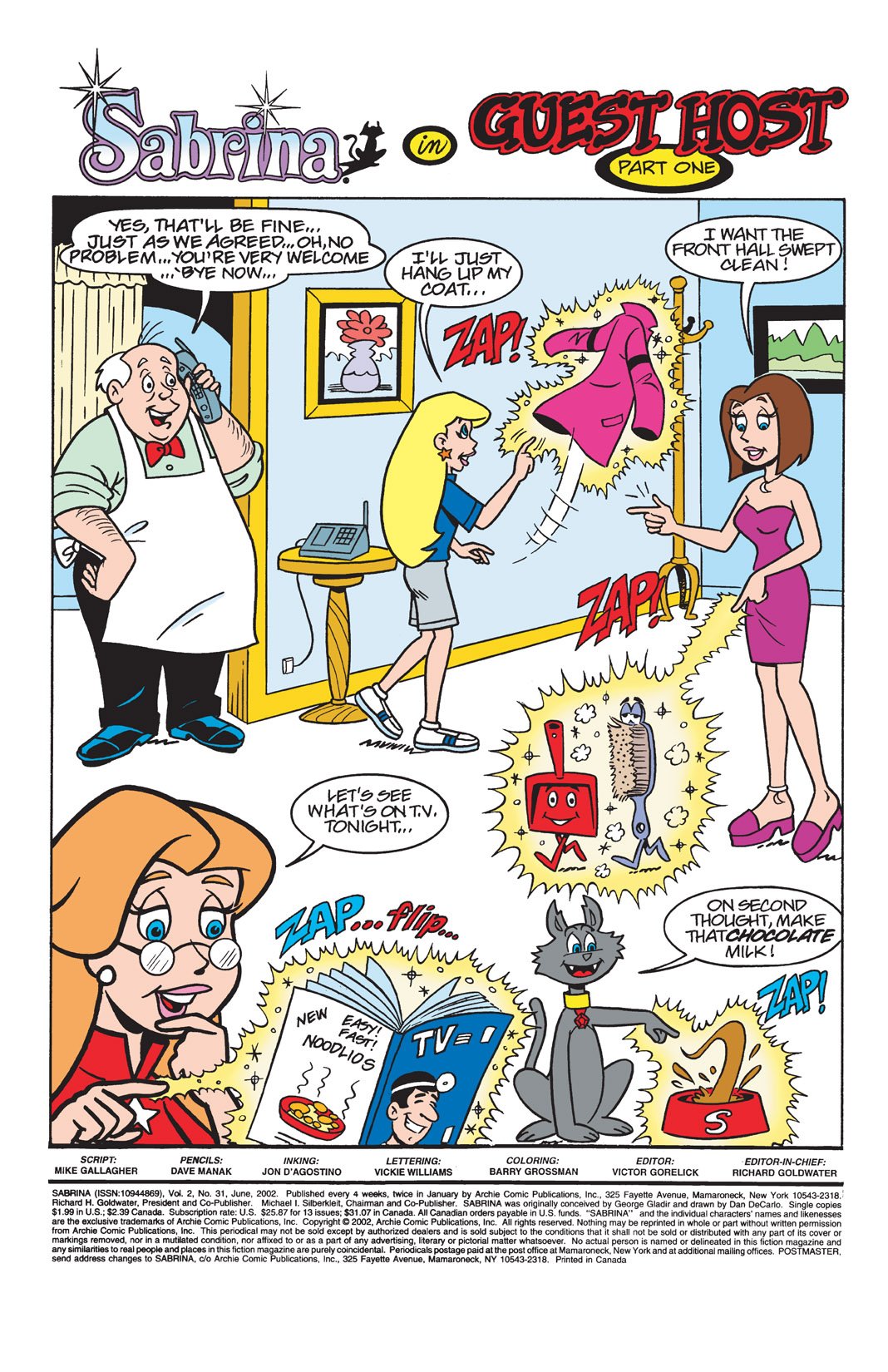 Read online Sabrina the Teenage Witch (2000) comic -  Issue #31 - 2