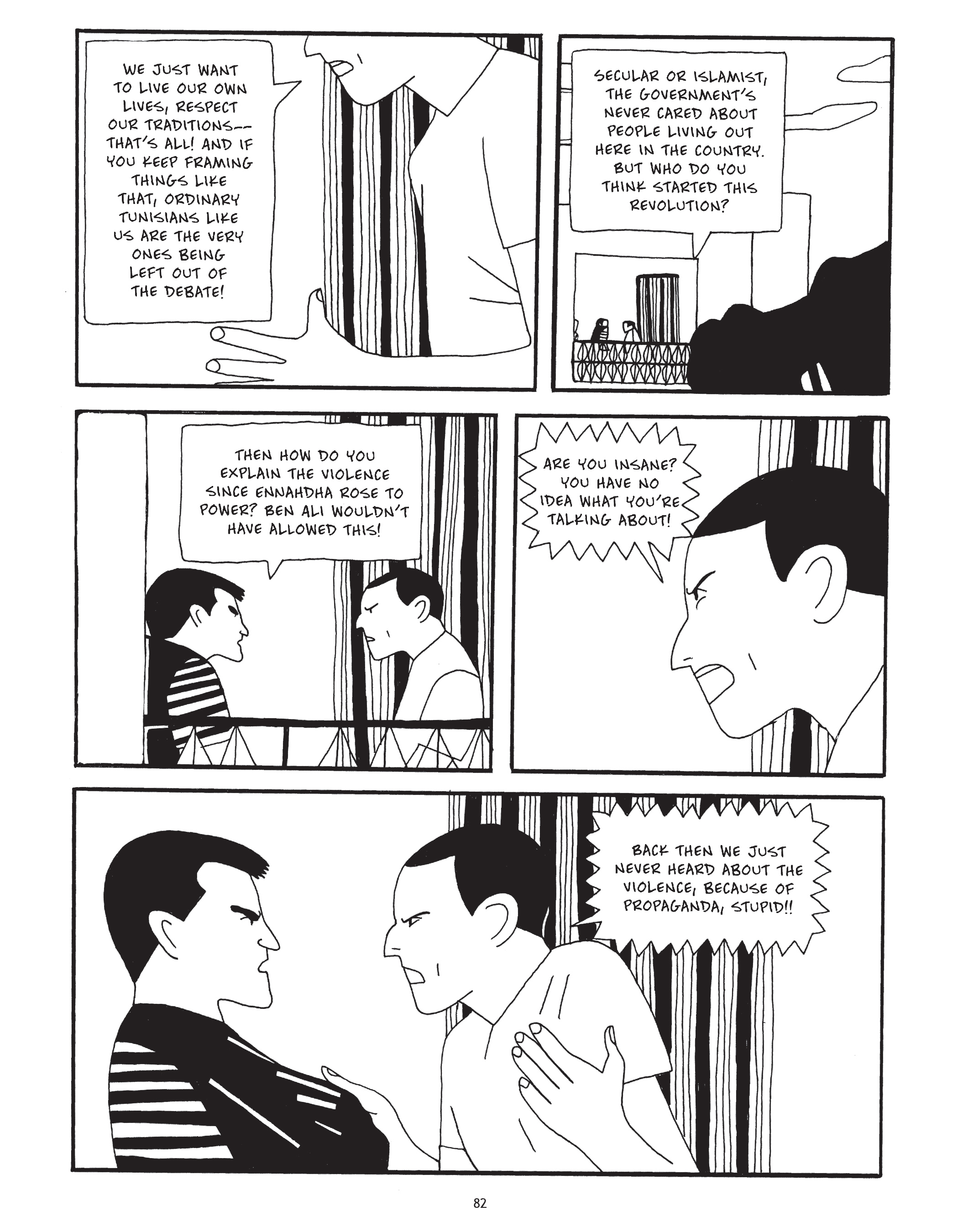 Read online After the Spring: A Story of Tunisian Youth comic -  Issue # TPB - 82