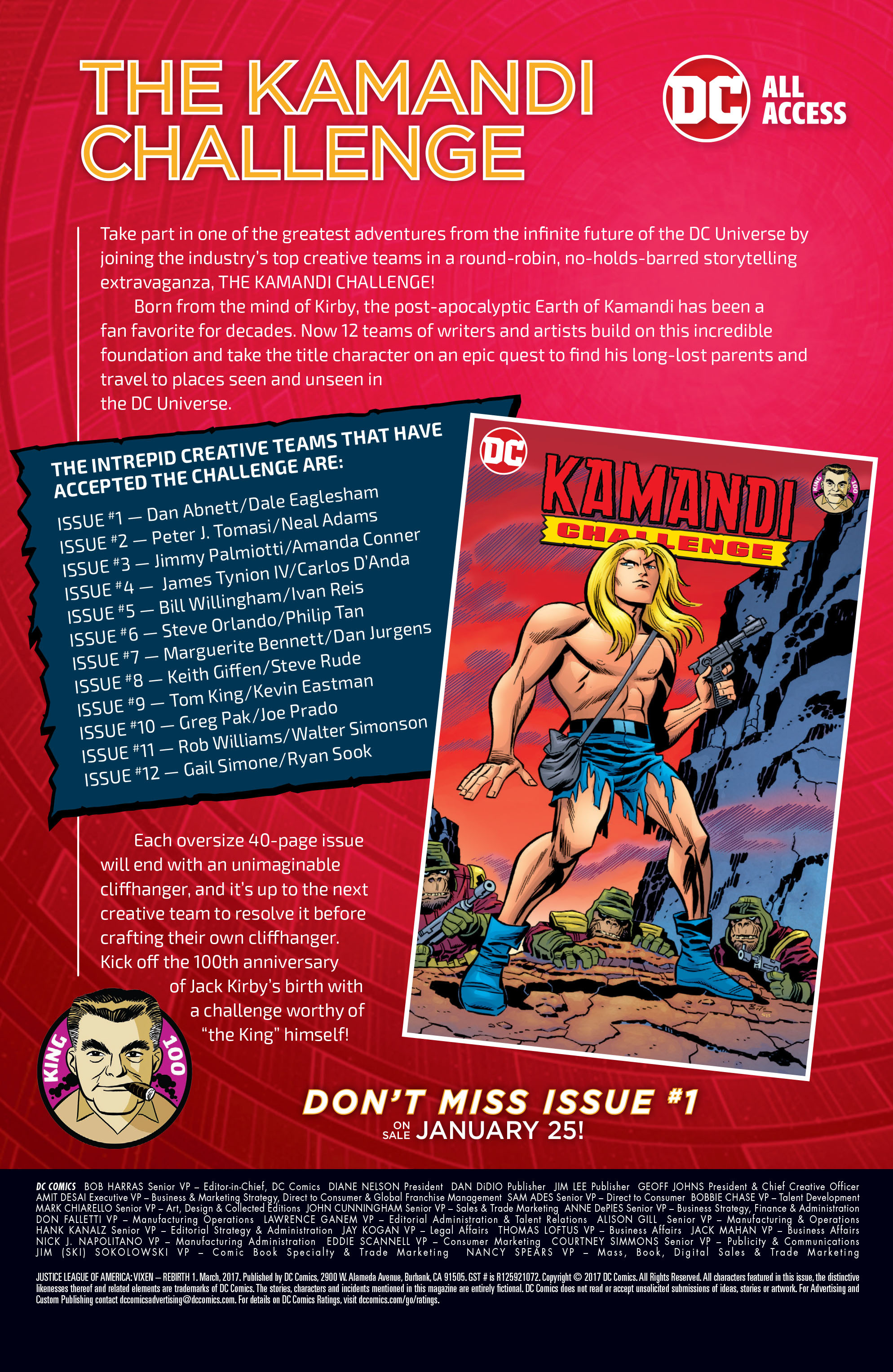Read online Justice League of America: Vixen Rebirth comic -  Issue # Full - 25