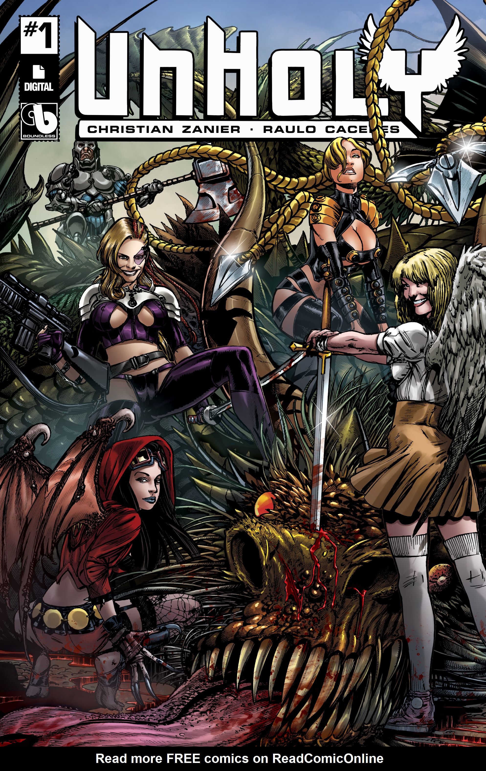 Read online UnHoly comic -  Issue #1 - 1