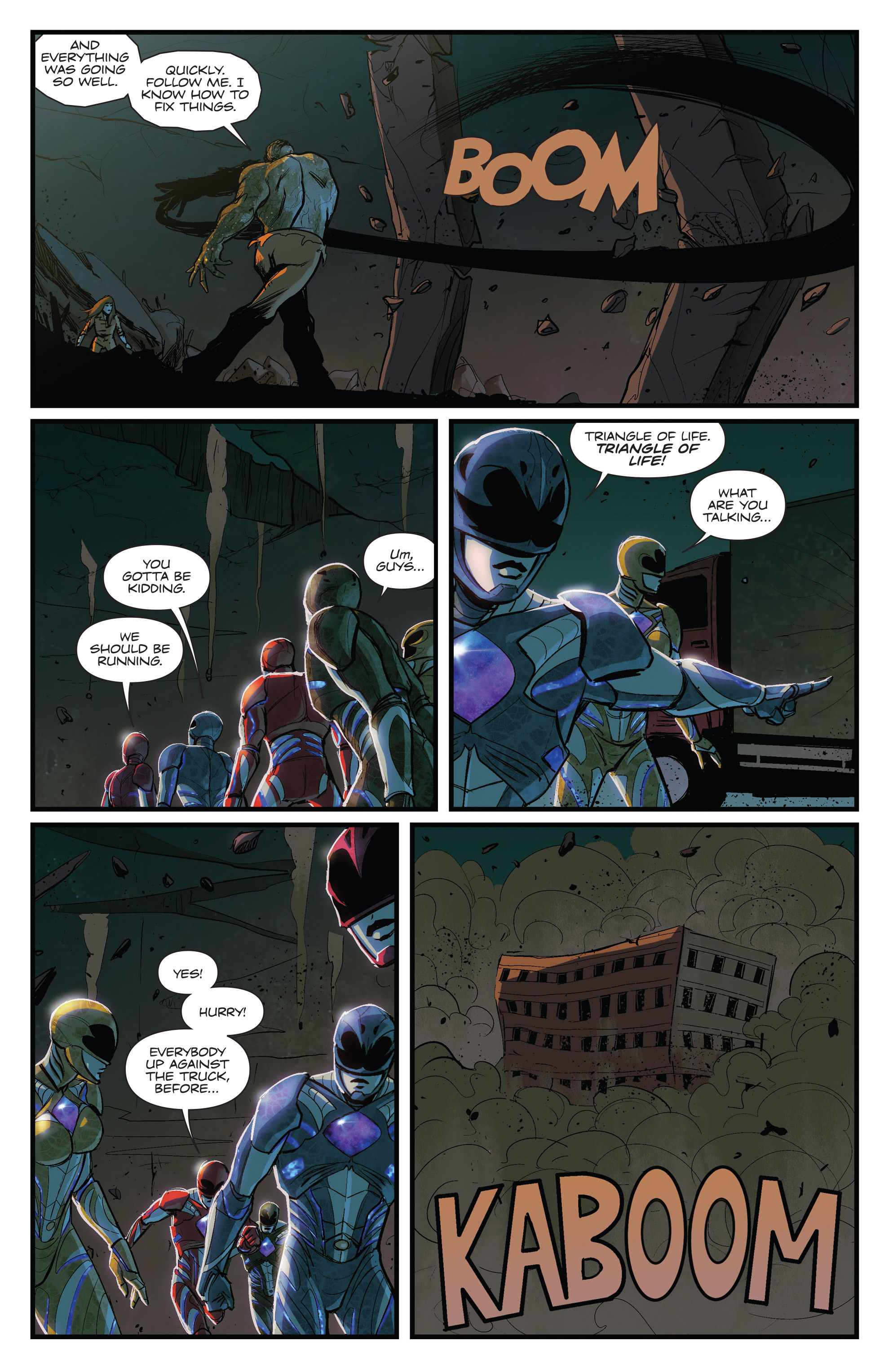 Read online Saban's Power Rangers: Aftershock comic -  Issue # Full - 34