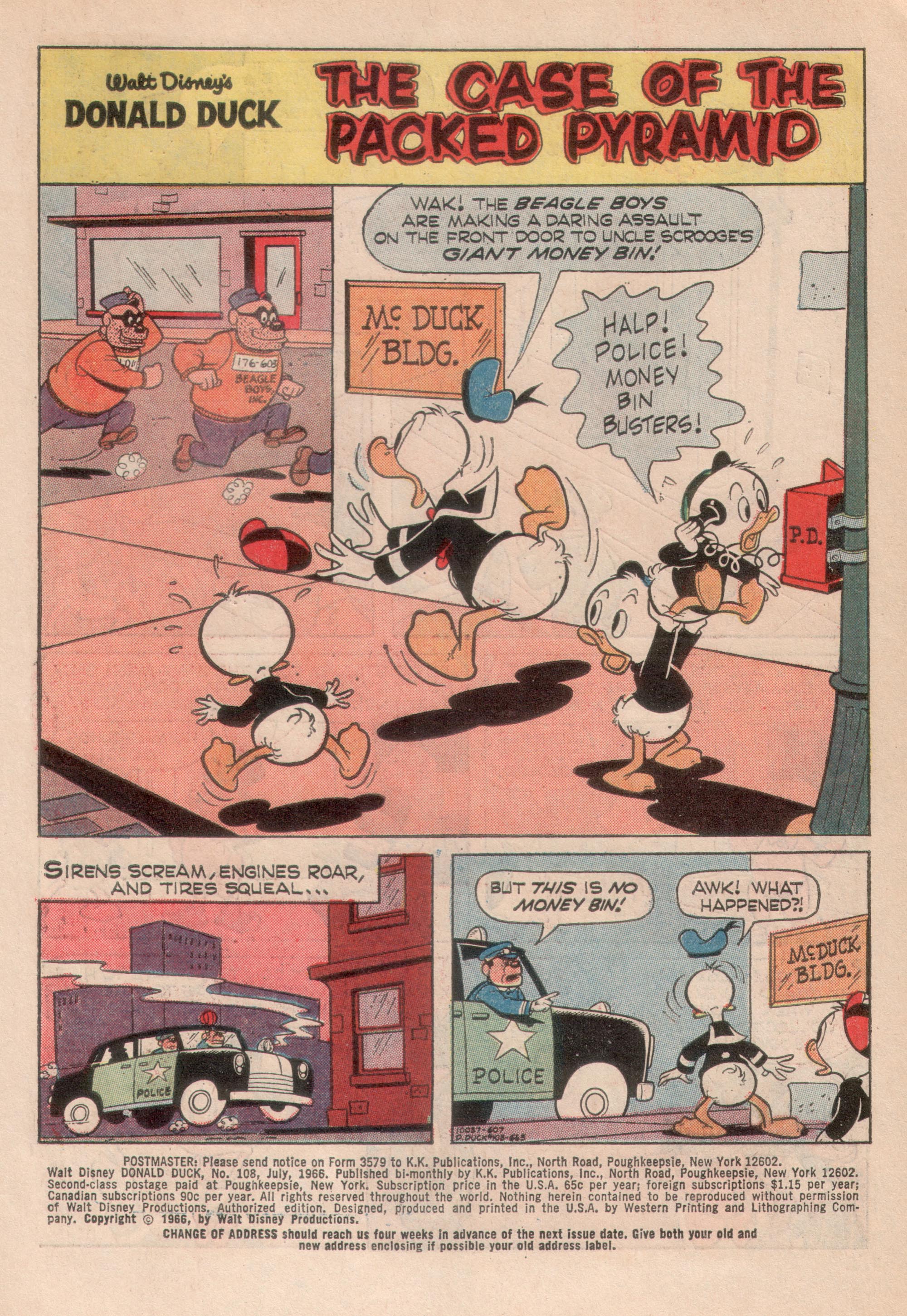 Read online Donald Duck (1962) comic -  Issue #108 - 3