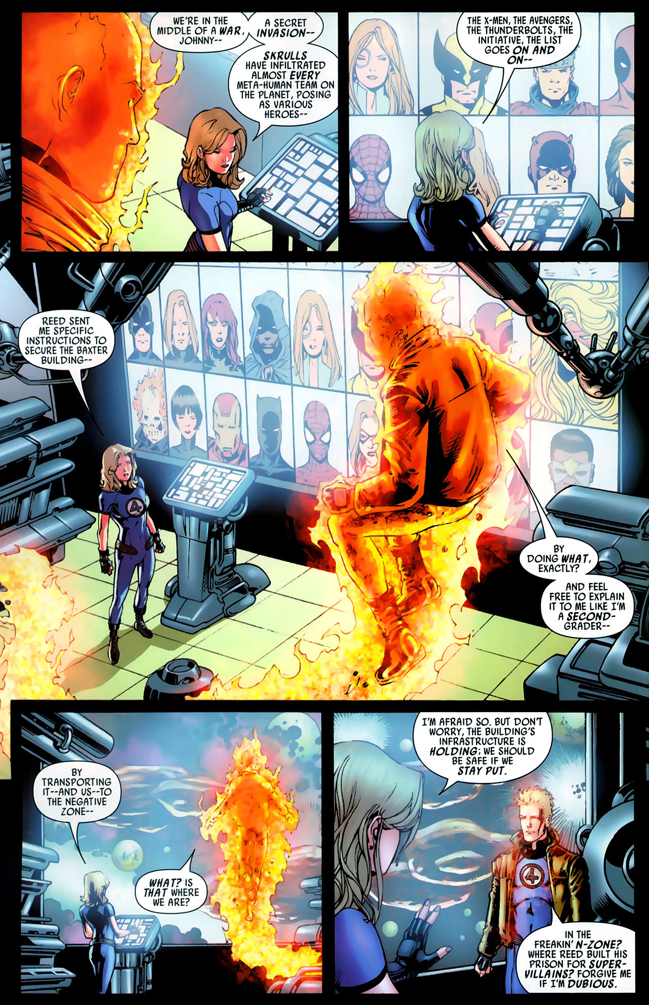 Read online Secret Invasion: Fantastic Four comic -  Issue #1 - 18
