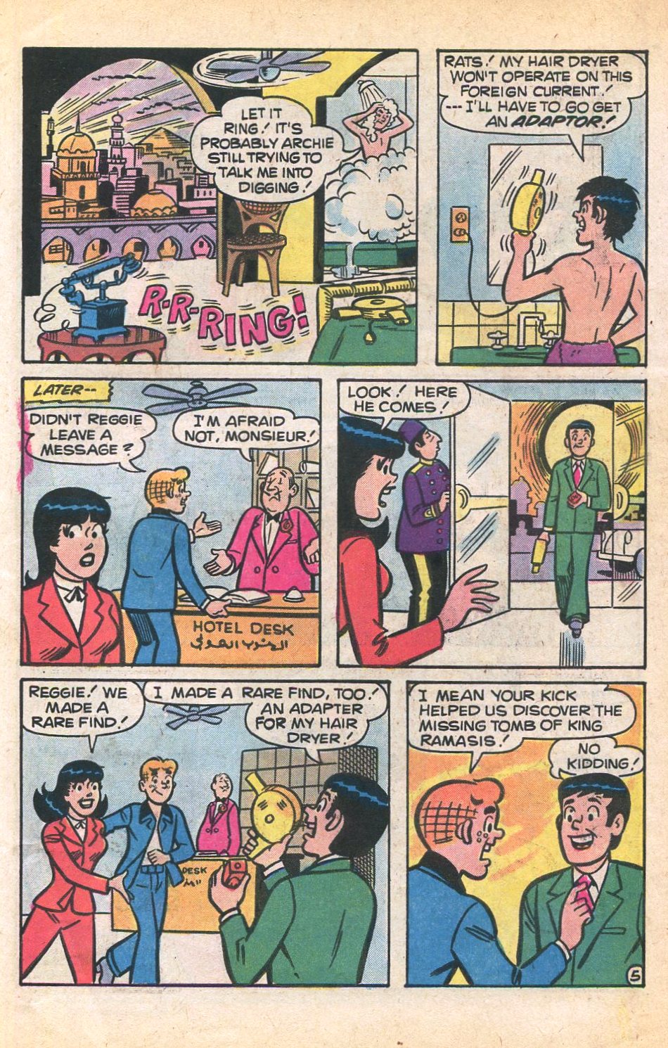 Read online Reggie and Me (1966) comic -  Issue #110 - 7