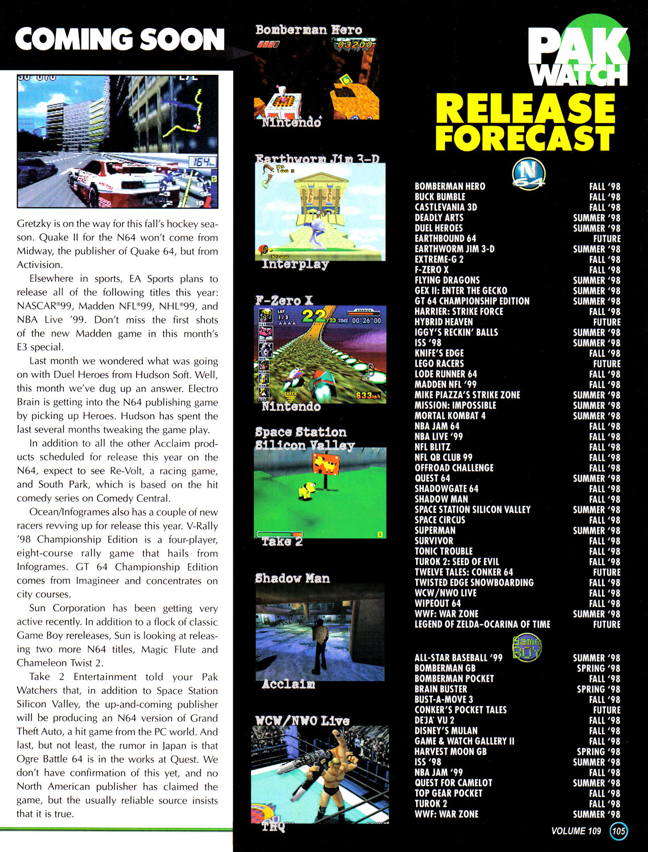 Read online Nintendo Power comic -  Issue #109 - 109