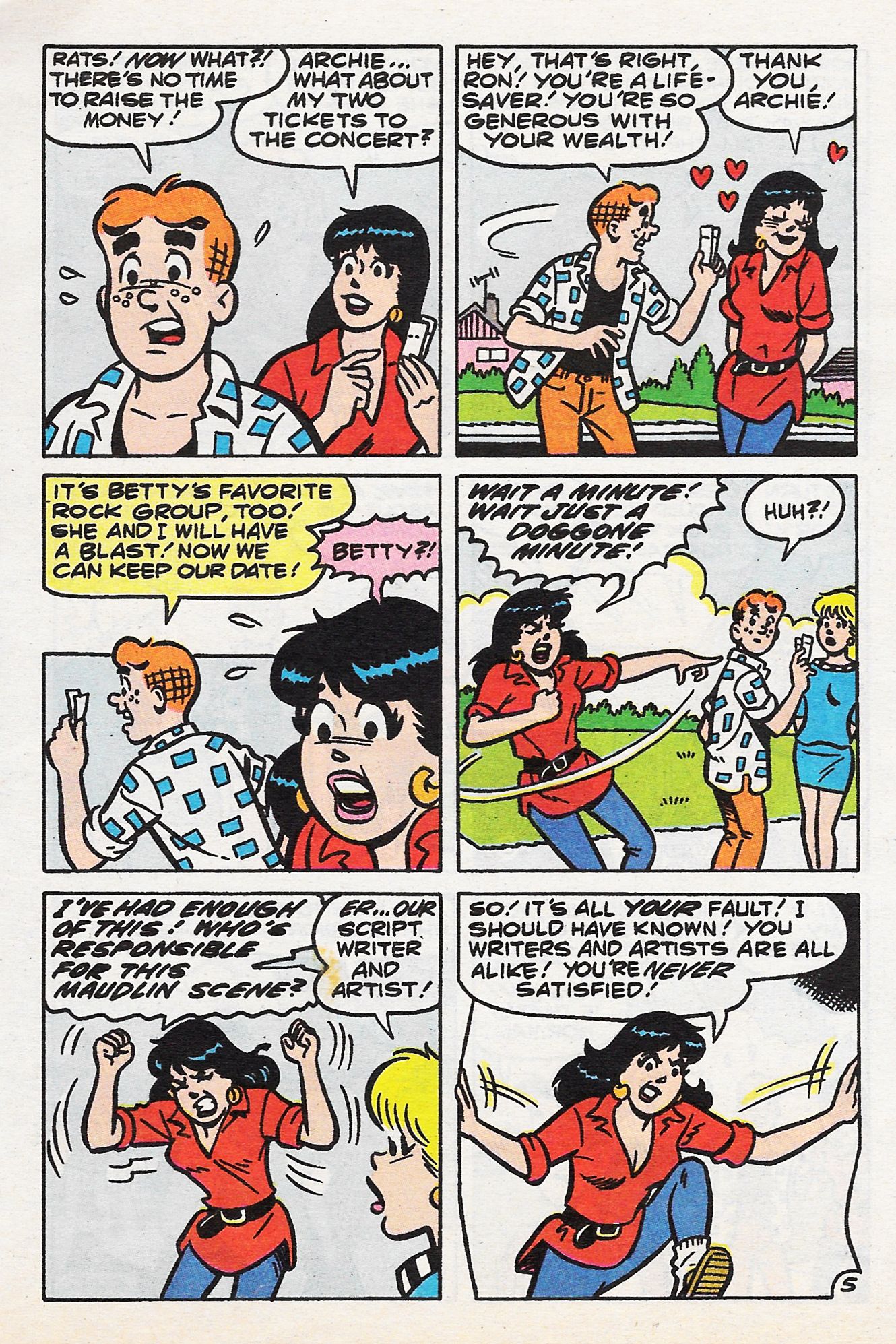 Read online Betty and Veronica Digest Magazine comic -  Issue #58 - 59