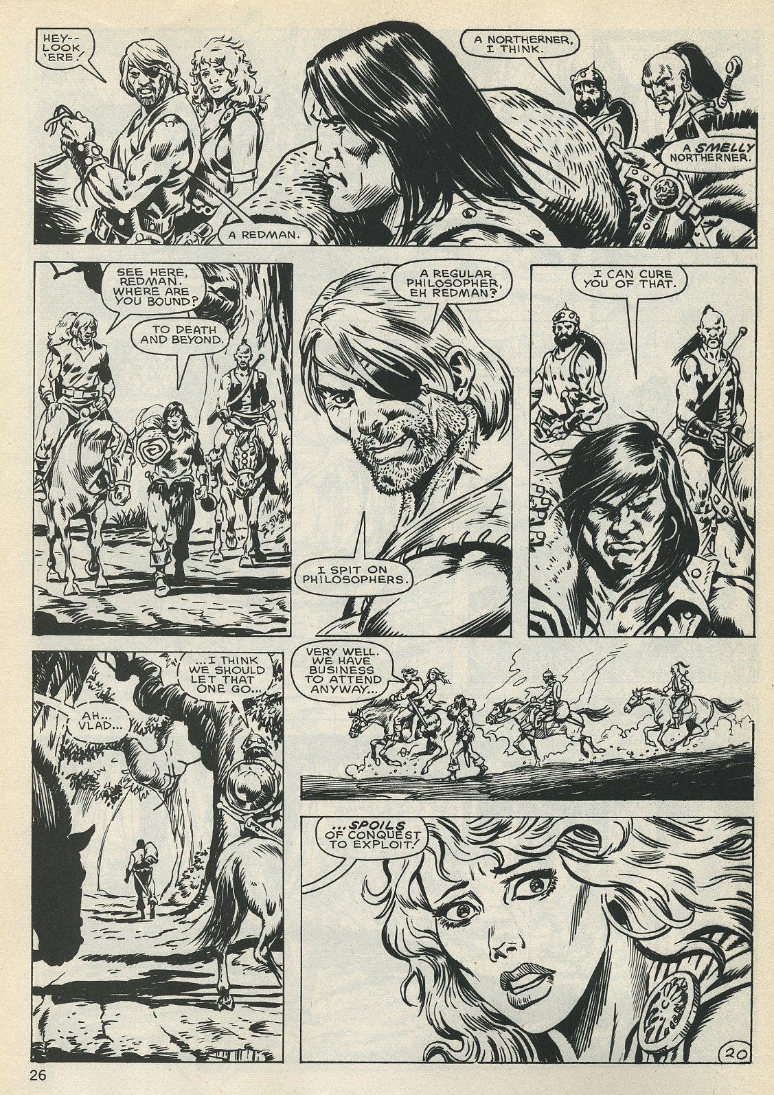 Read online The Savage Sword Of Conan comic -  Issue #128 - 25