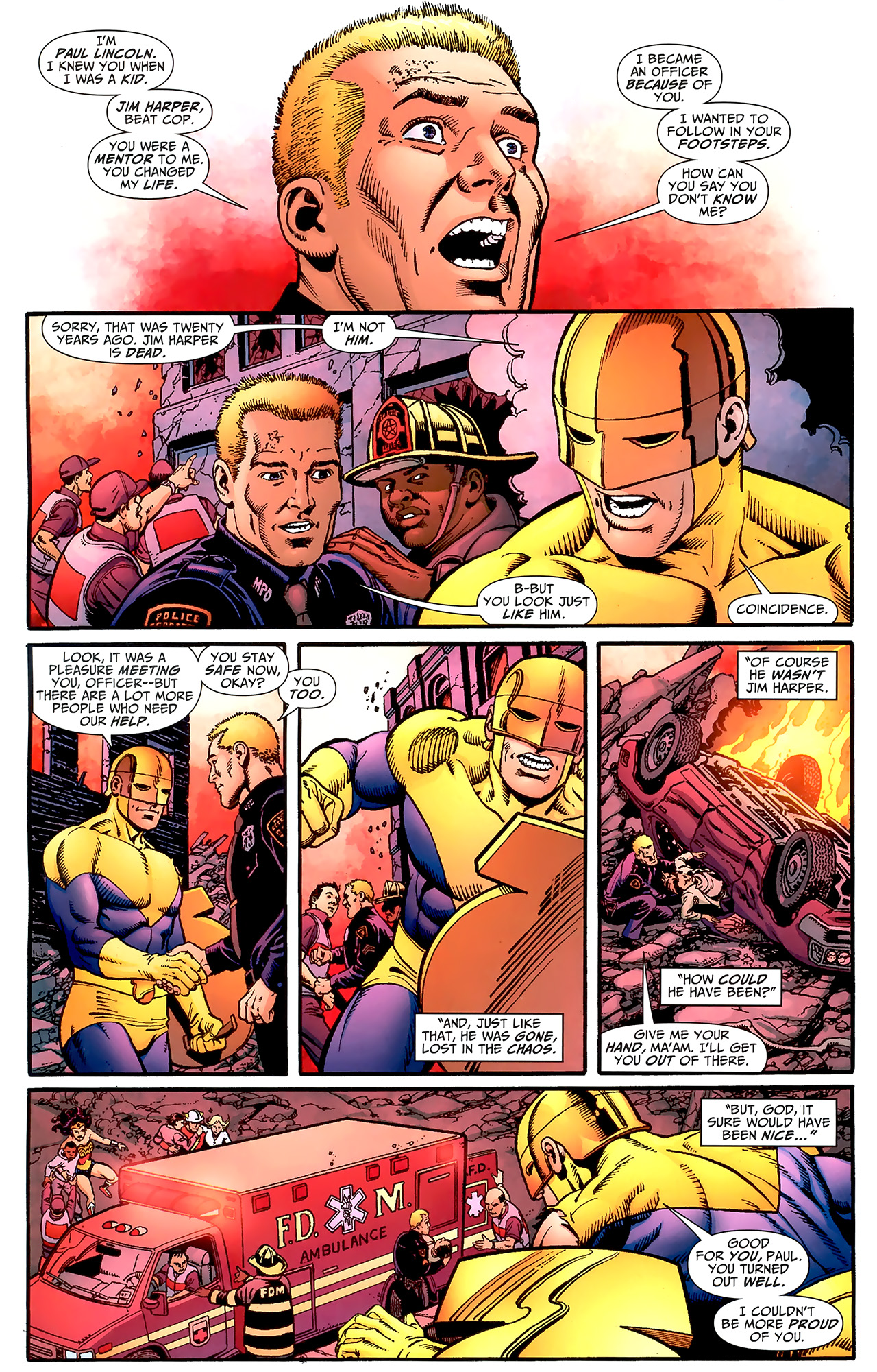 Read online DC Universe: Legacies comic -  Issue #6 - 7