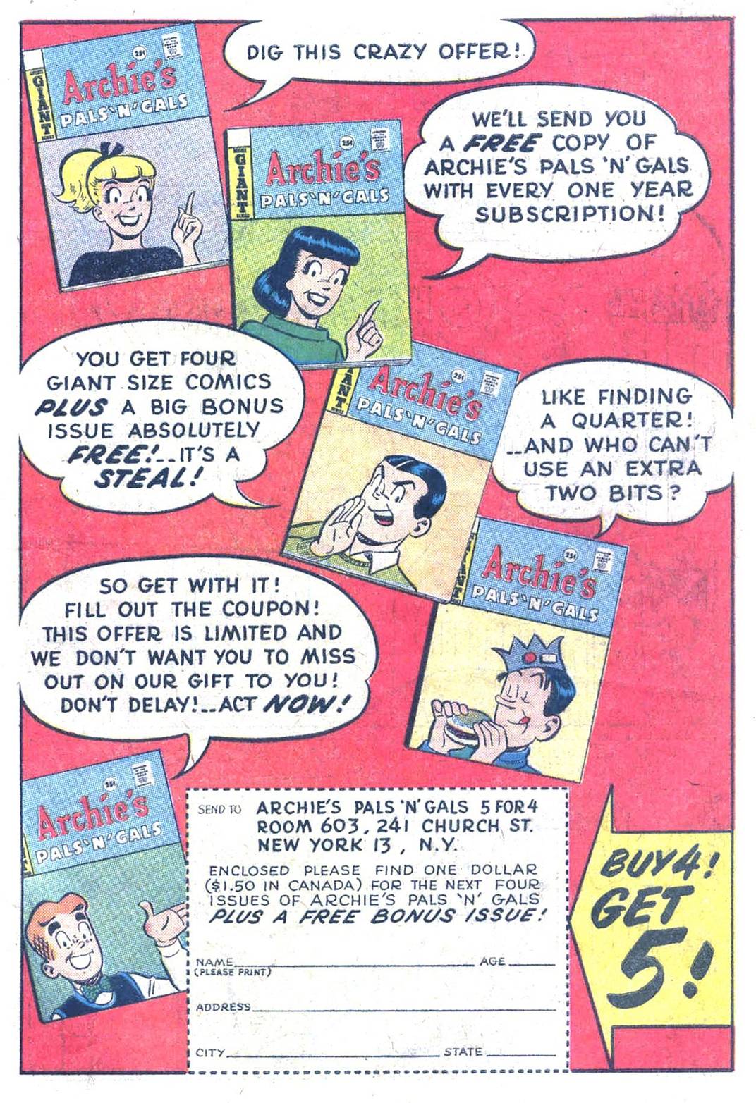 Read online Archie's Pal Jughead comic -  Issue #96 - 19