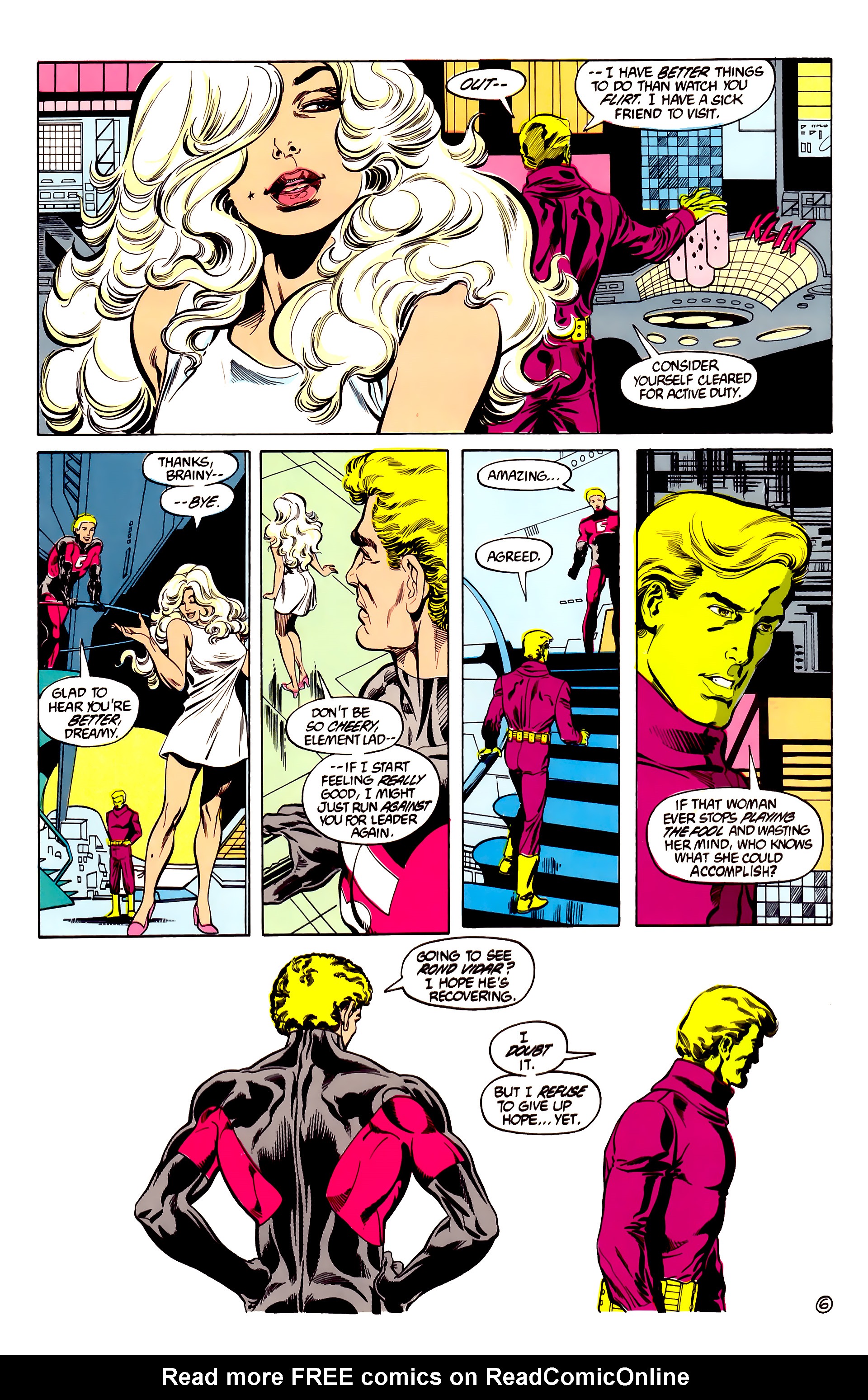 Read online Legion of Super-Heroes (1984) comic -  Issue #28 - 8