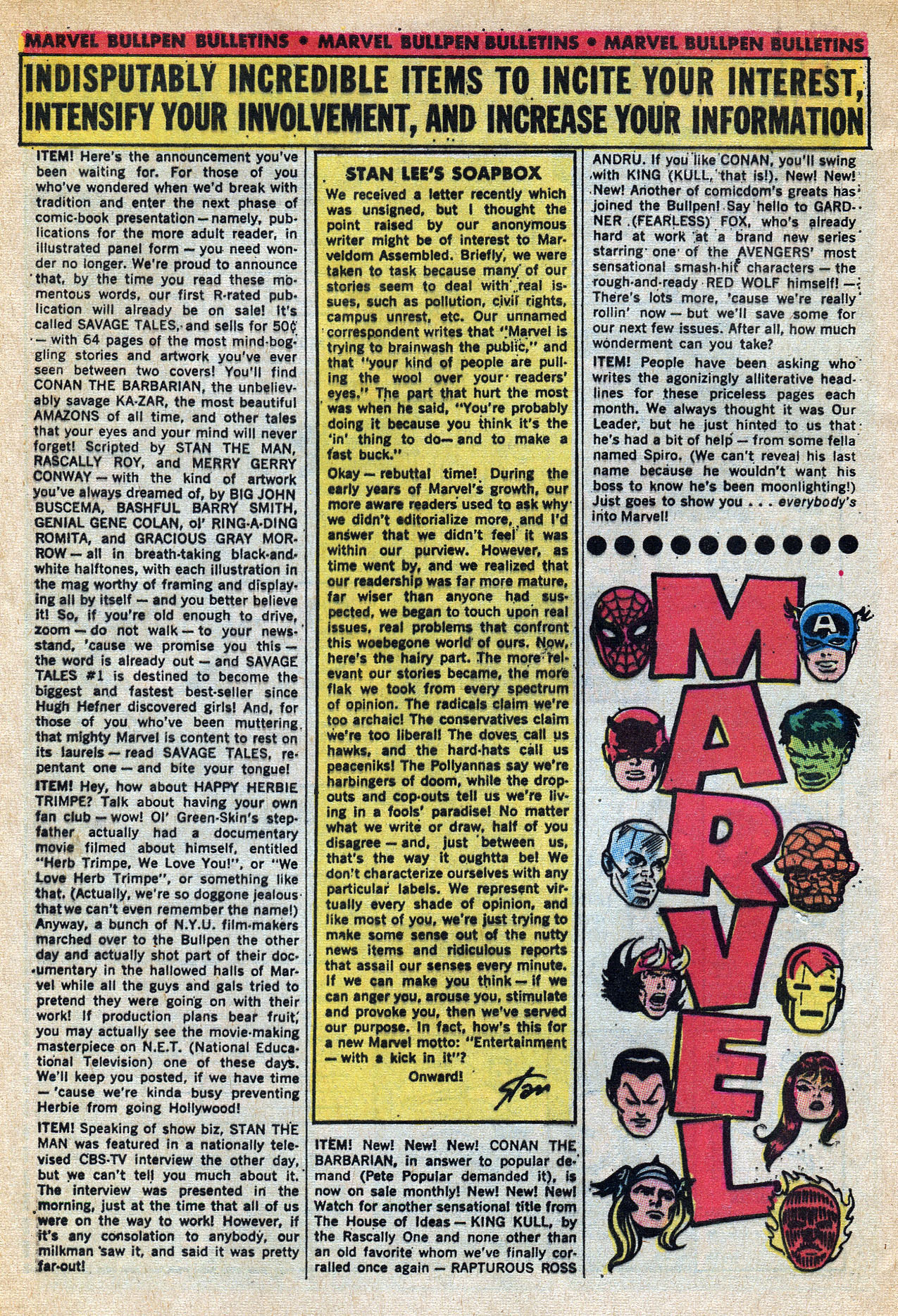 Read online Amazing Adventures (1970) comic -  Issue #6 - 32