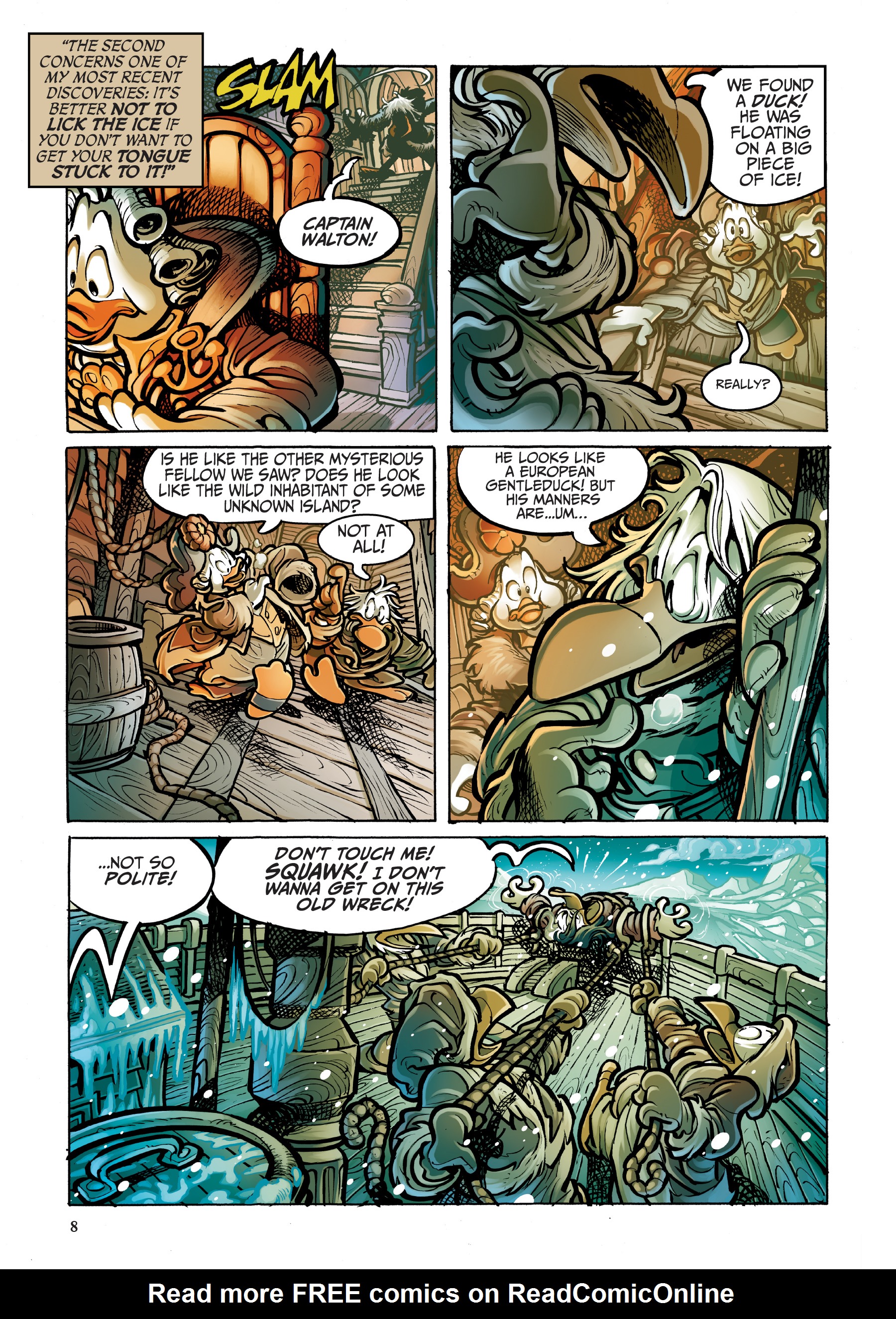 Read online Disney Frankenstein, Starring Donald Duck comic -  Issue # TPB - 8