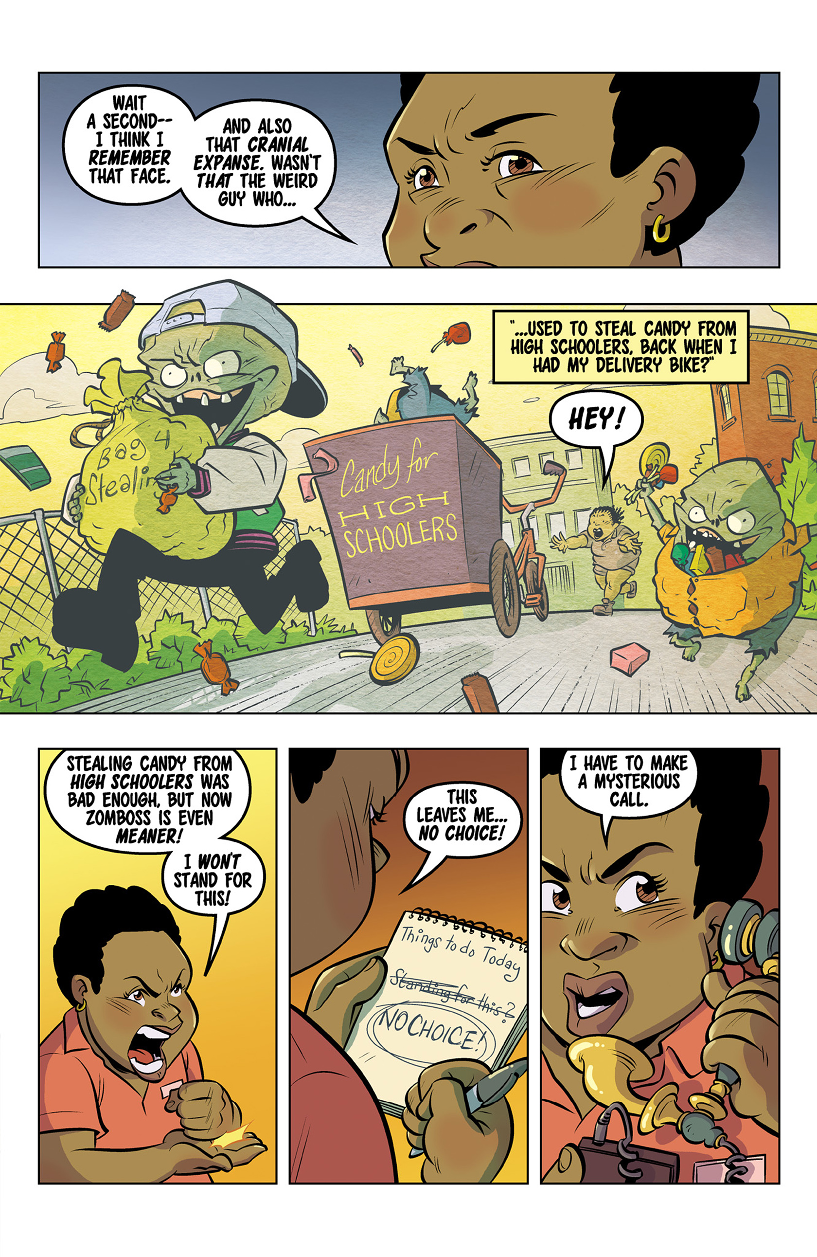 Read online Plants vs. Zombies: Bully For You comic -  Issue #1 - 9