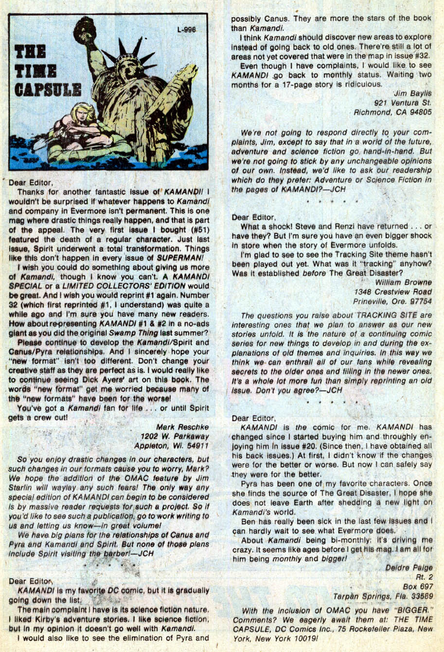 Read online Kamandi, The Last Boy On Earth comic -  Issue #59 - 20