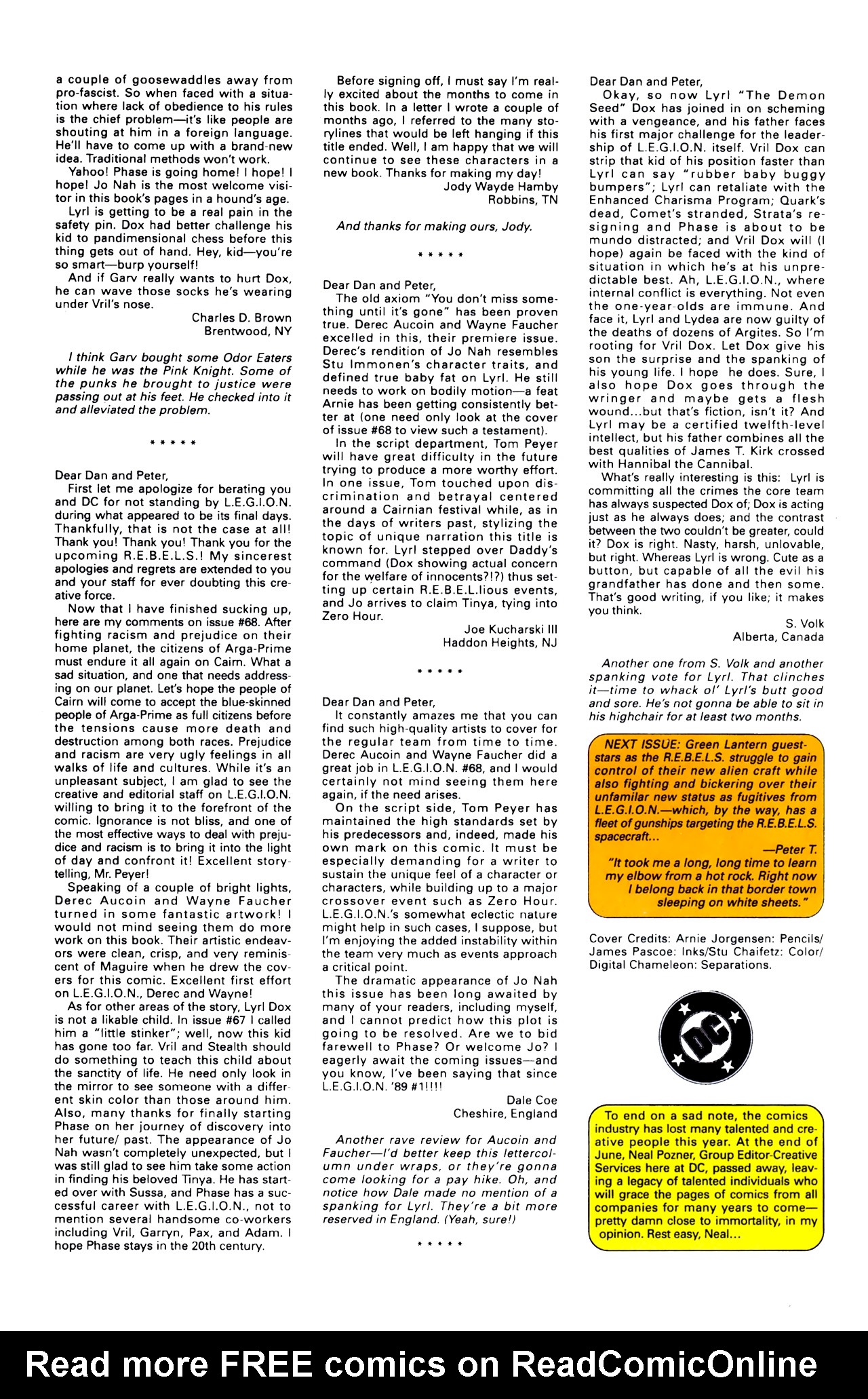 Read online R.E.B.E.L.S. '94 comic -  Issue #0 - 26