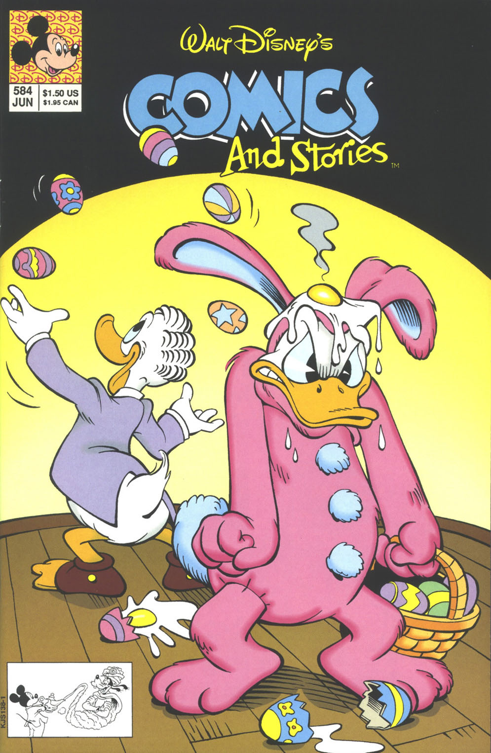 Read online Walt Disney's Comics and Stories comic -  Issue #584 - 1