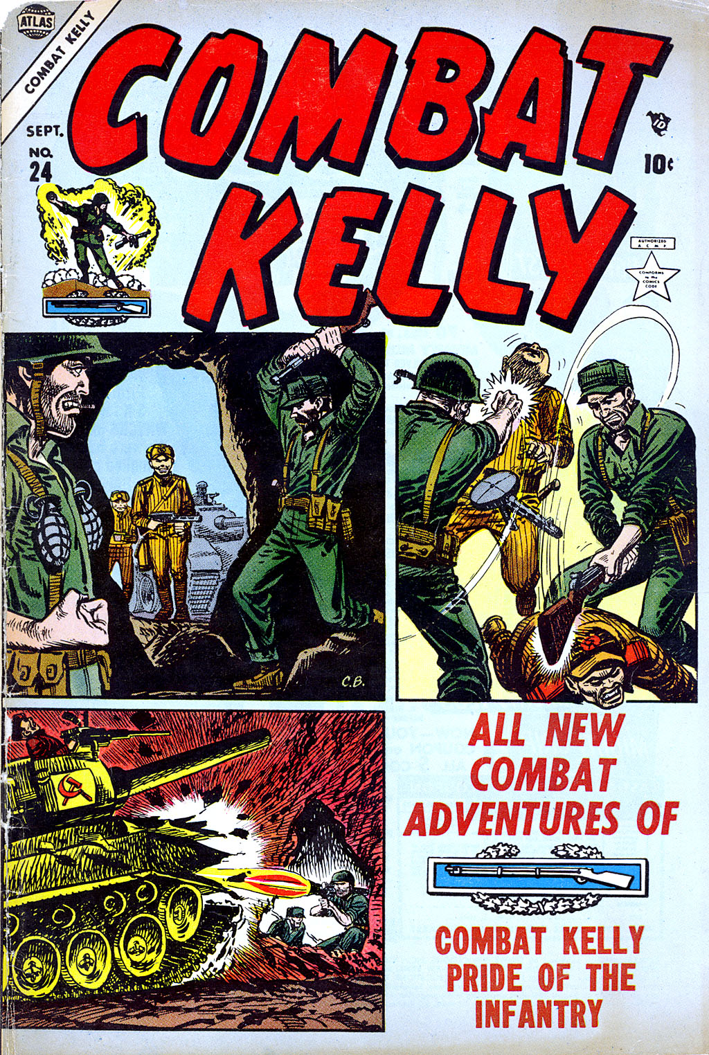 Read online Combat Kelly (1951) comic -  Issue #24 - 1