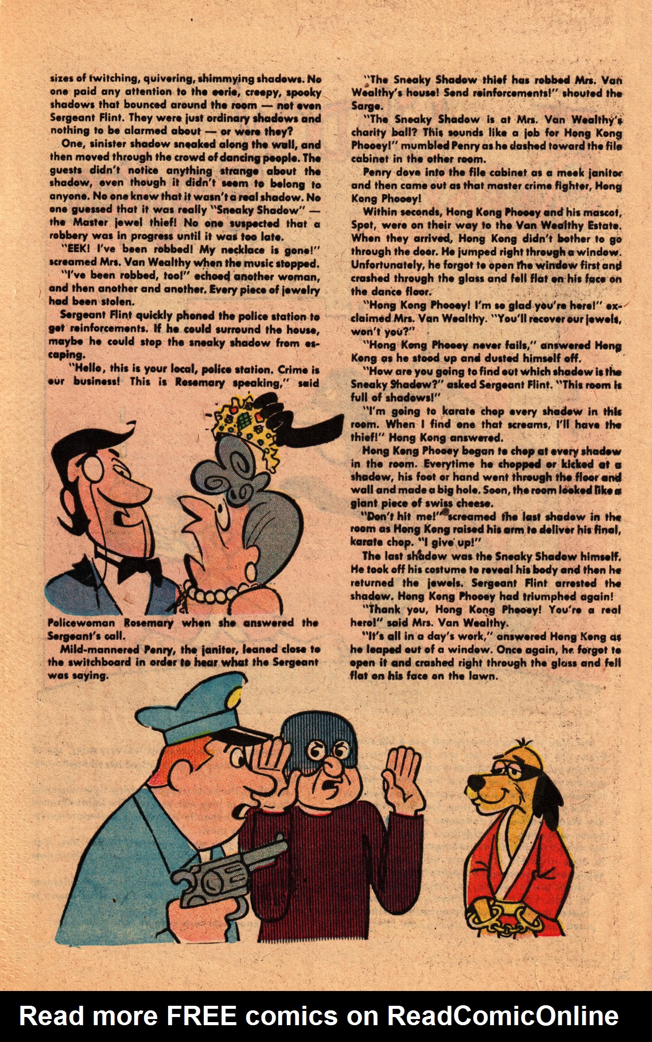 Read online Hong Kong Phooey comic -  Issue #7 - 32