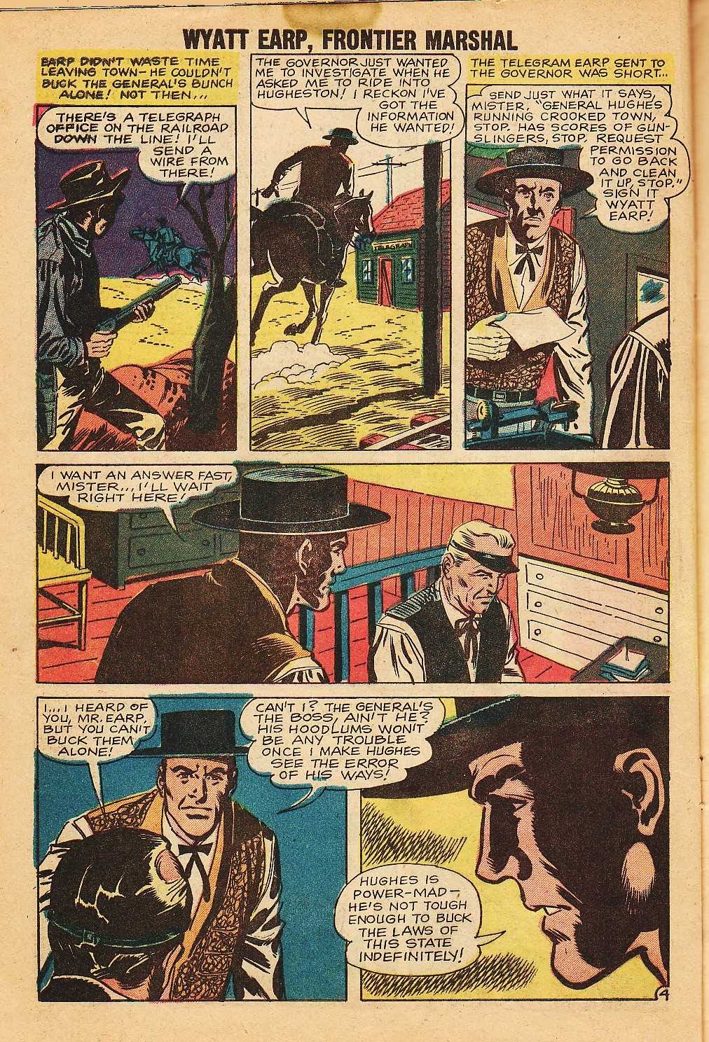 Read online Wyatt Earp Frontier Marshal comic -  Issue #24 - 8