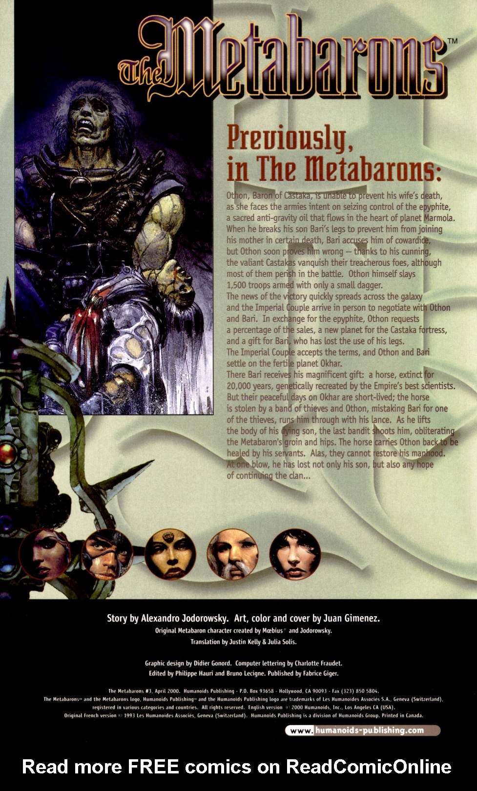 Read online The Metabarons comic -  Issue #3 - The Knigthing Of Othon - 2