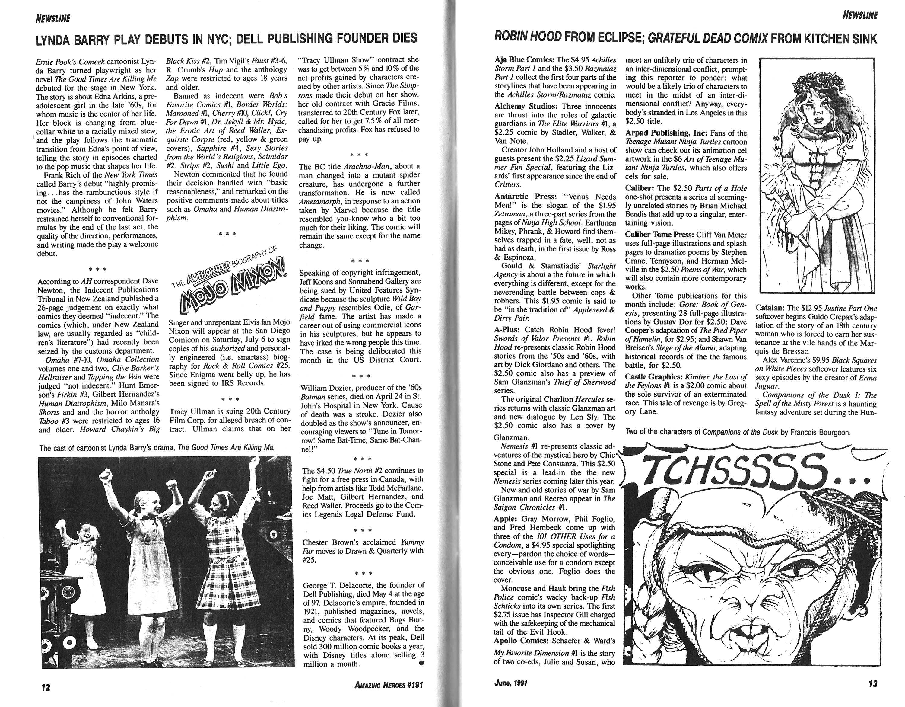 Read online Amazing Heroes comic -  Issue #191 - 7