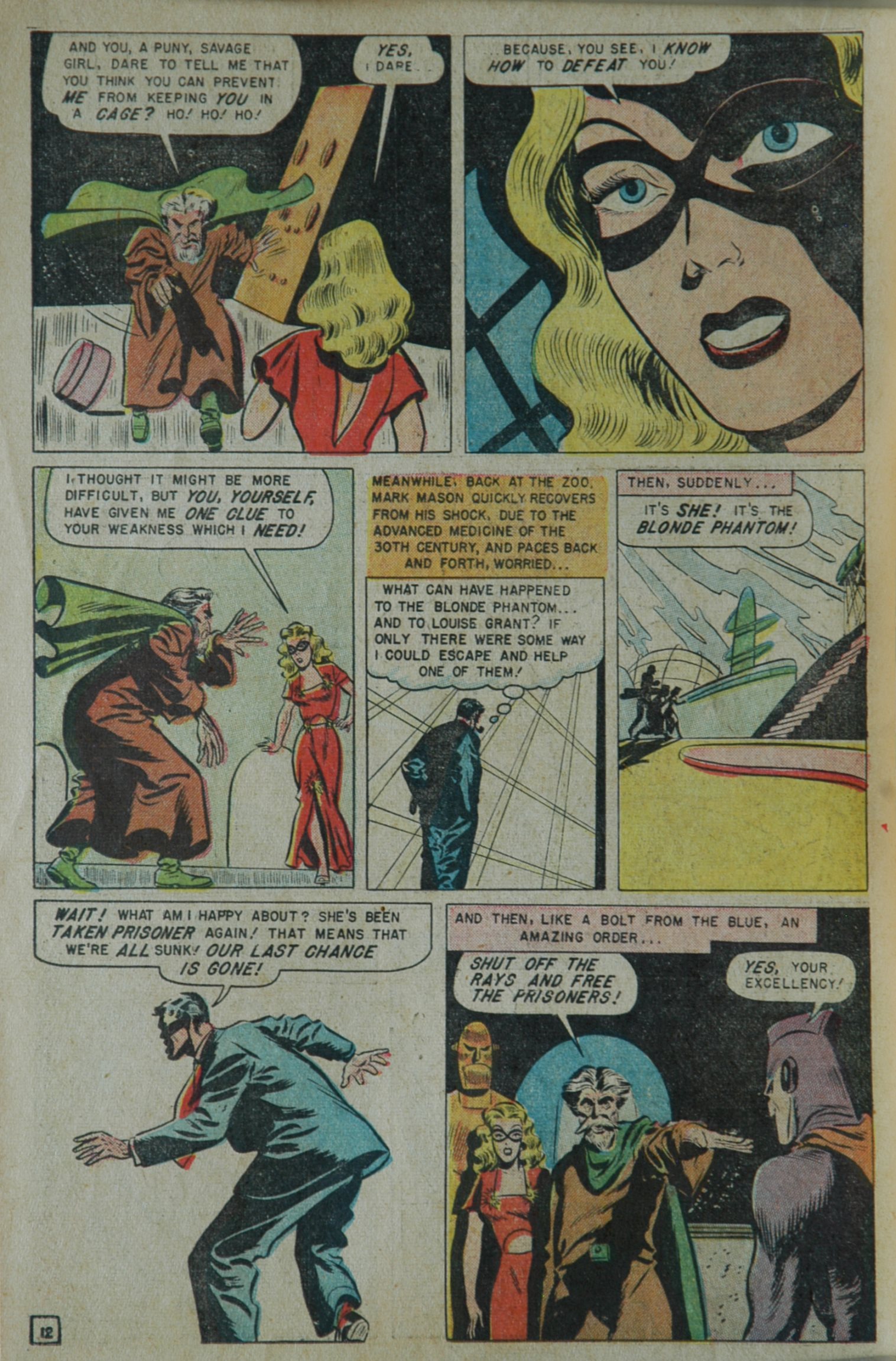 Read online Blonde Phantom Comics comic -  Issue #21 - 14